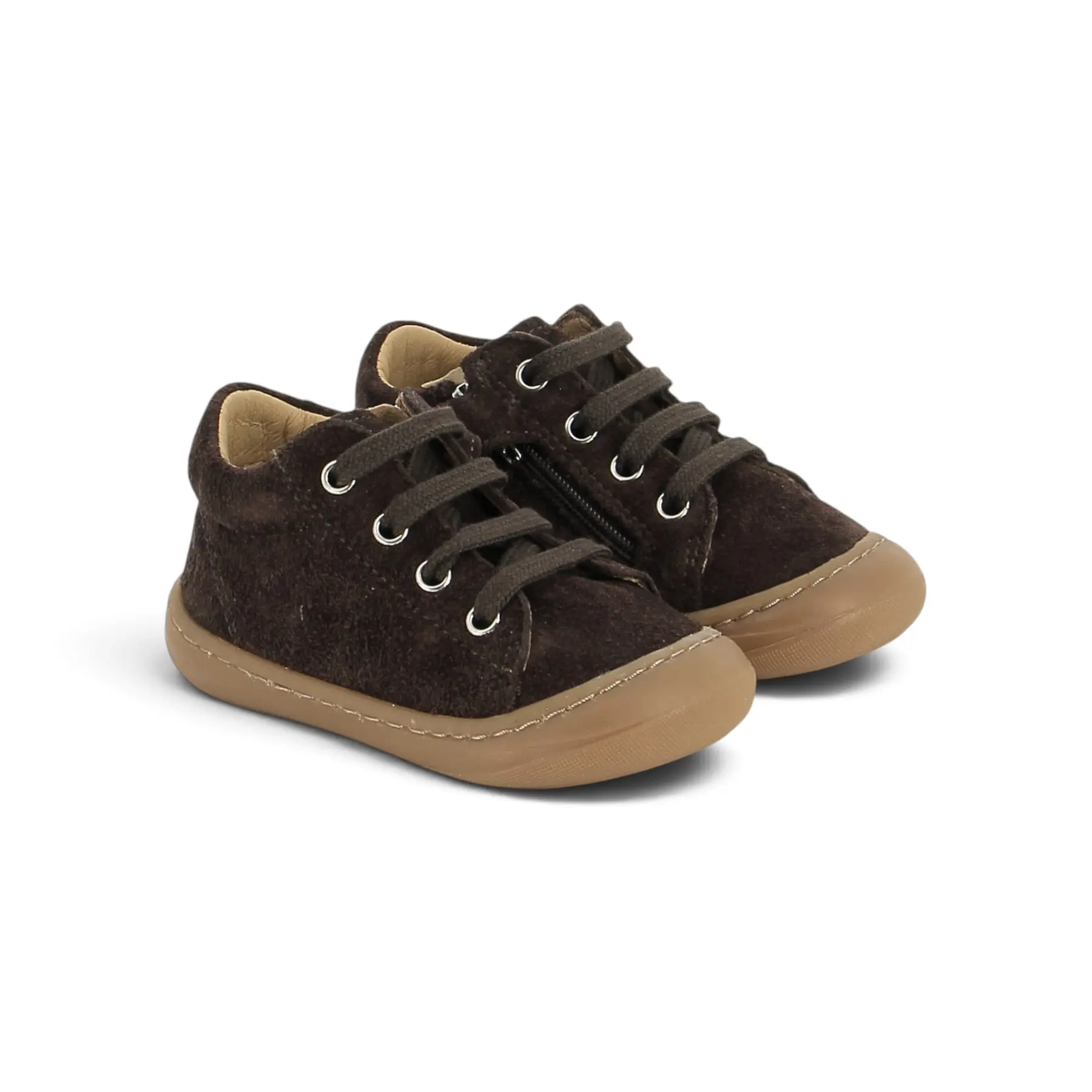 Zippbare Schnürschuhe für Babys Shoo Pom Tom