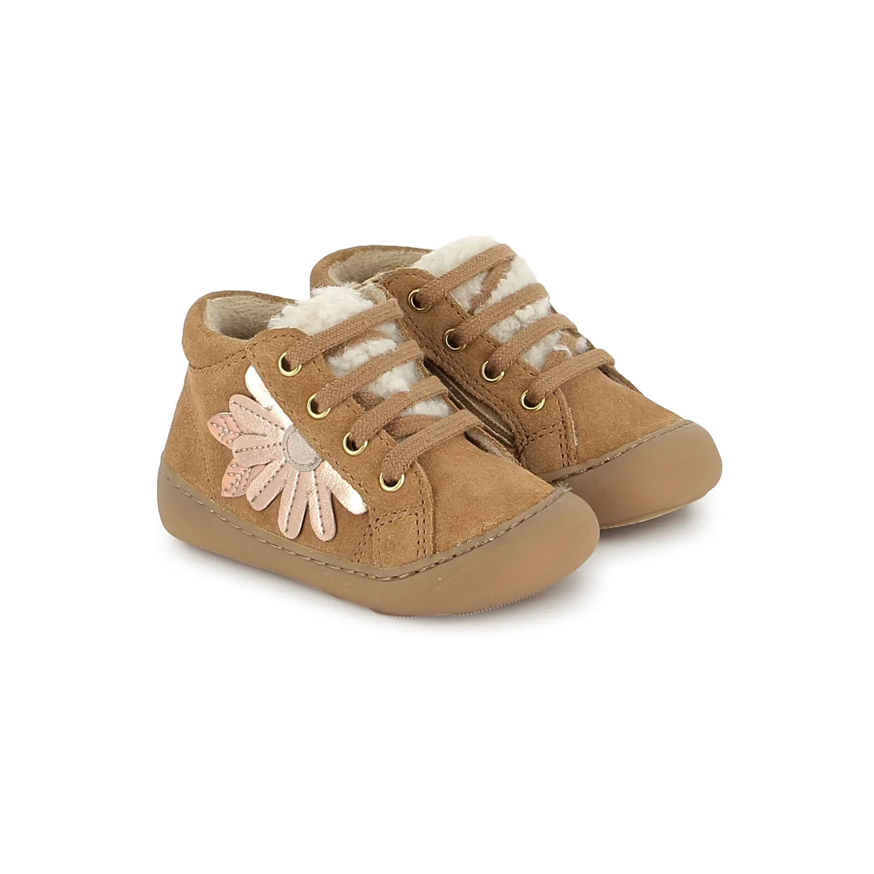 Baby-Sneaker Shoo Pom Plum Flo