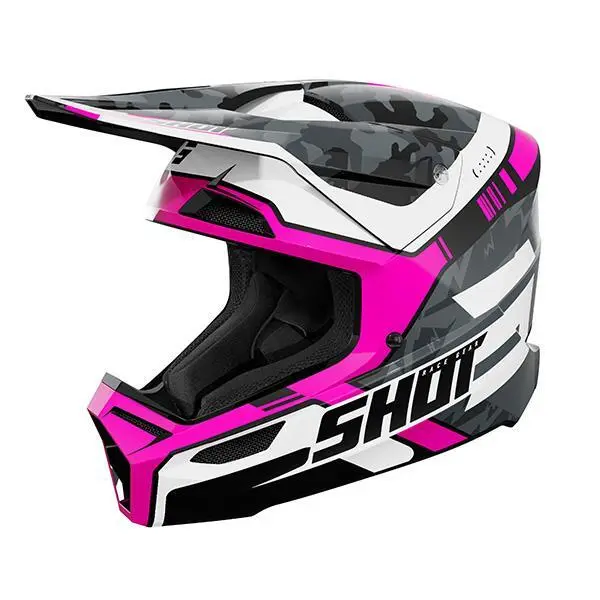 Motorrad-Cross-Helm Shot Race Gear Furious