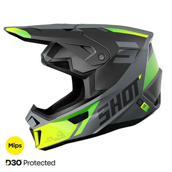 Visier Motocross-Helm Shot Race Gear Lite