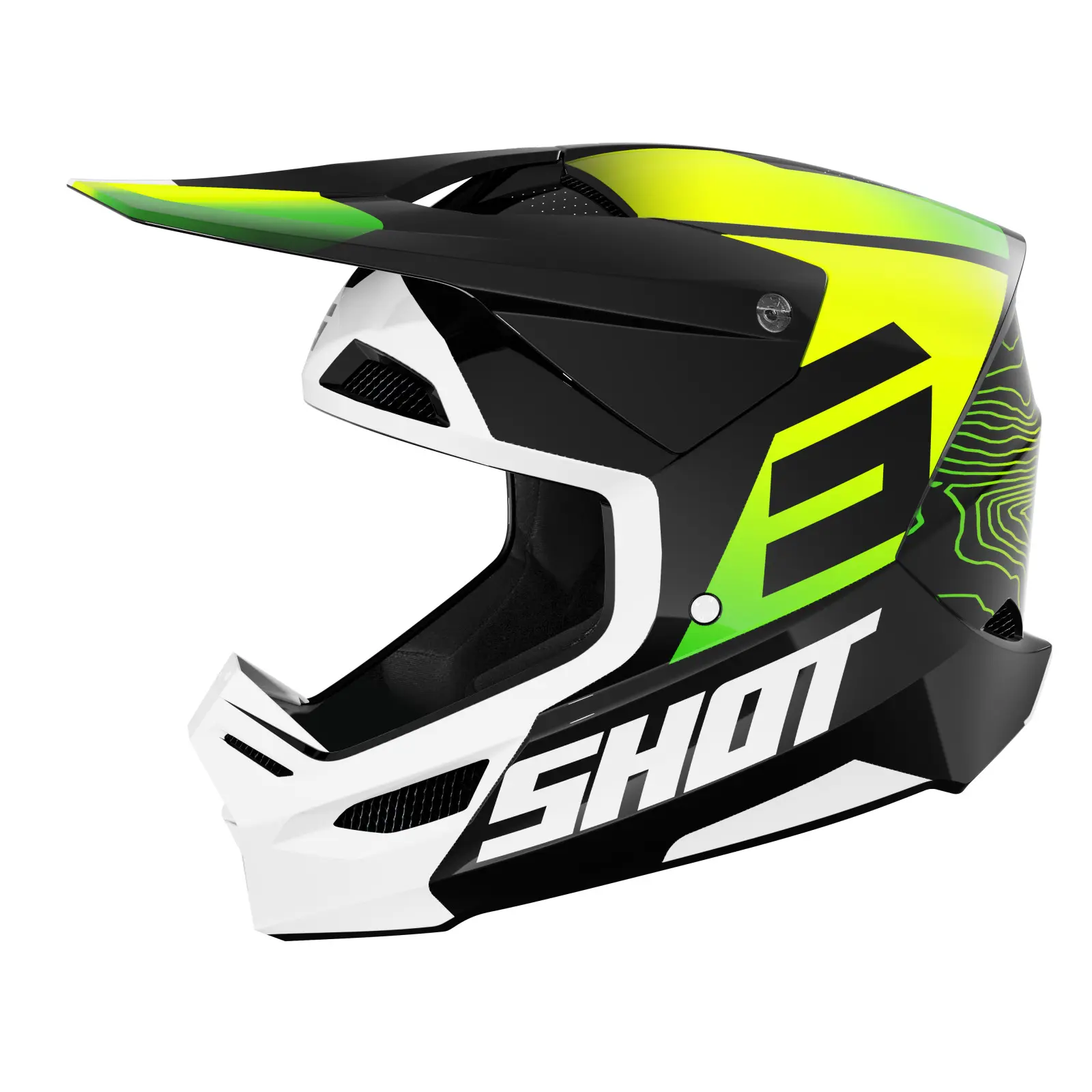Motocross-Helmvisier für Kinder Shot Race Gear Furious Apex