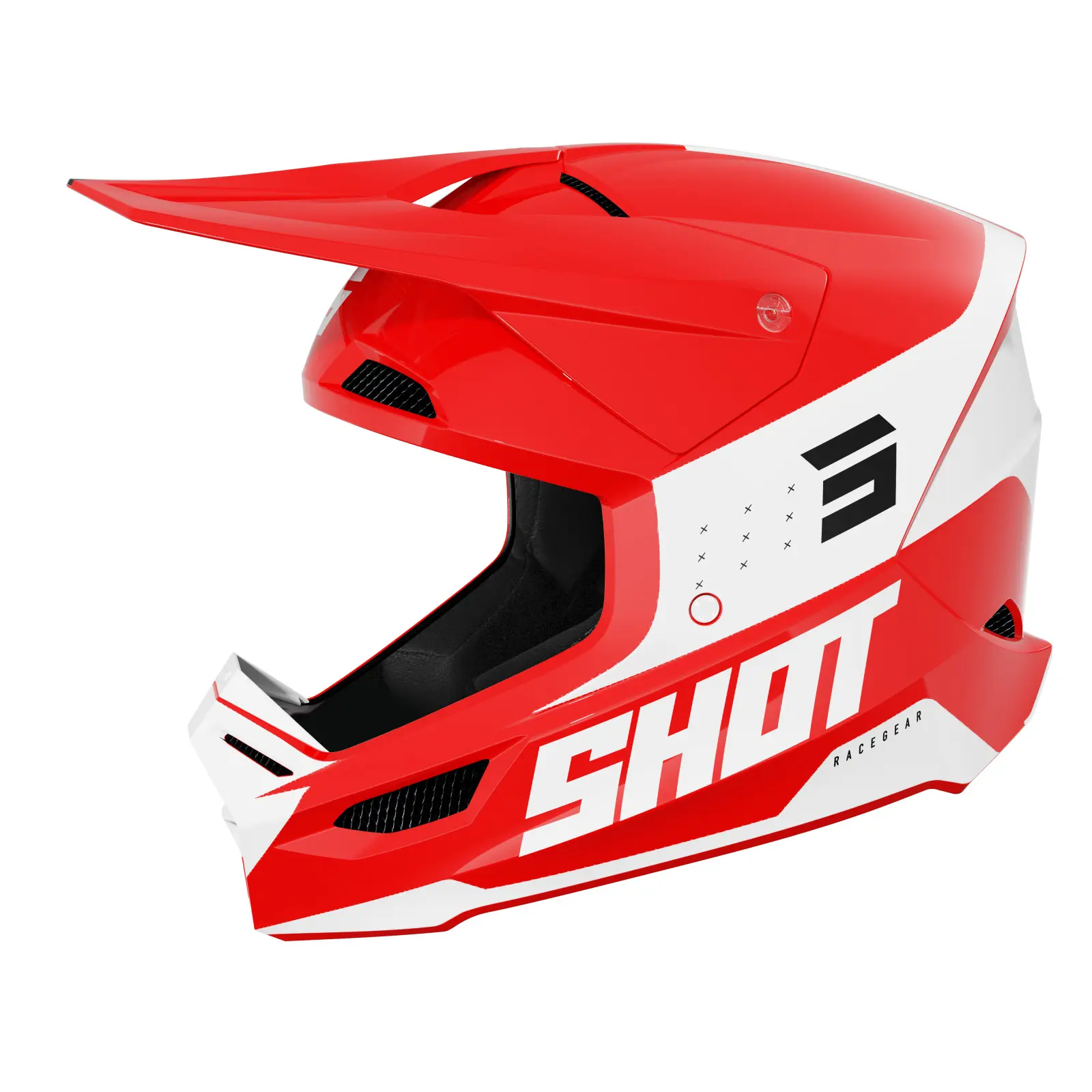 Visier Motocross-Helm Shot Race Gear Furious League