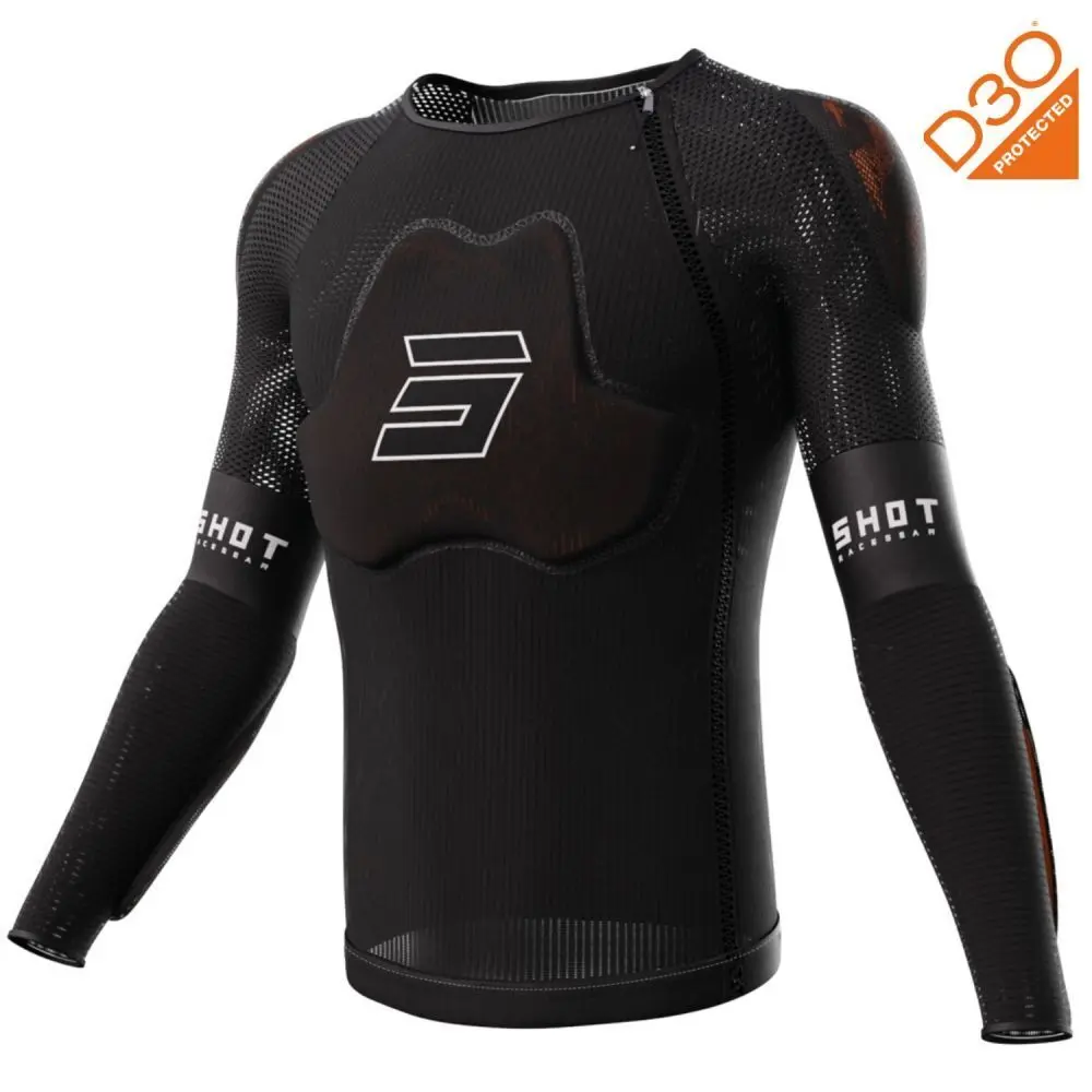 Langarm gilet Shot D3O
