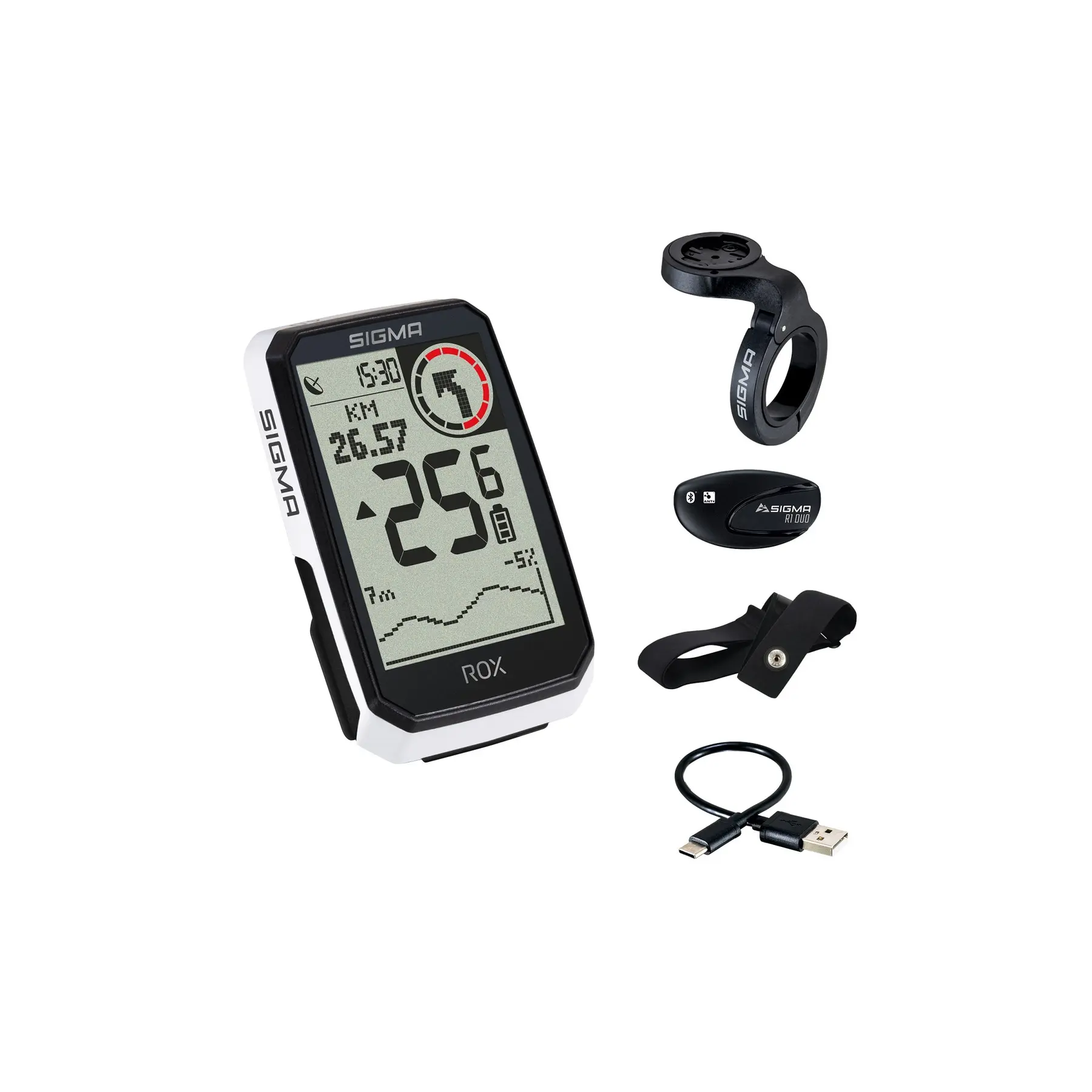 GPS met FC-set Sigma Endurance Rox 4.0