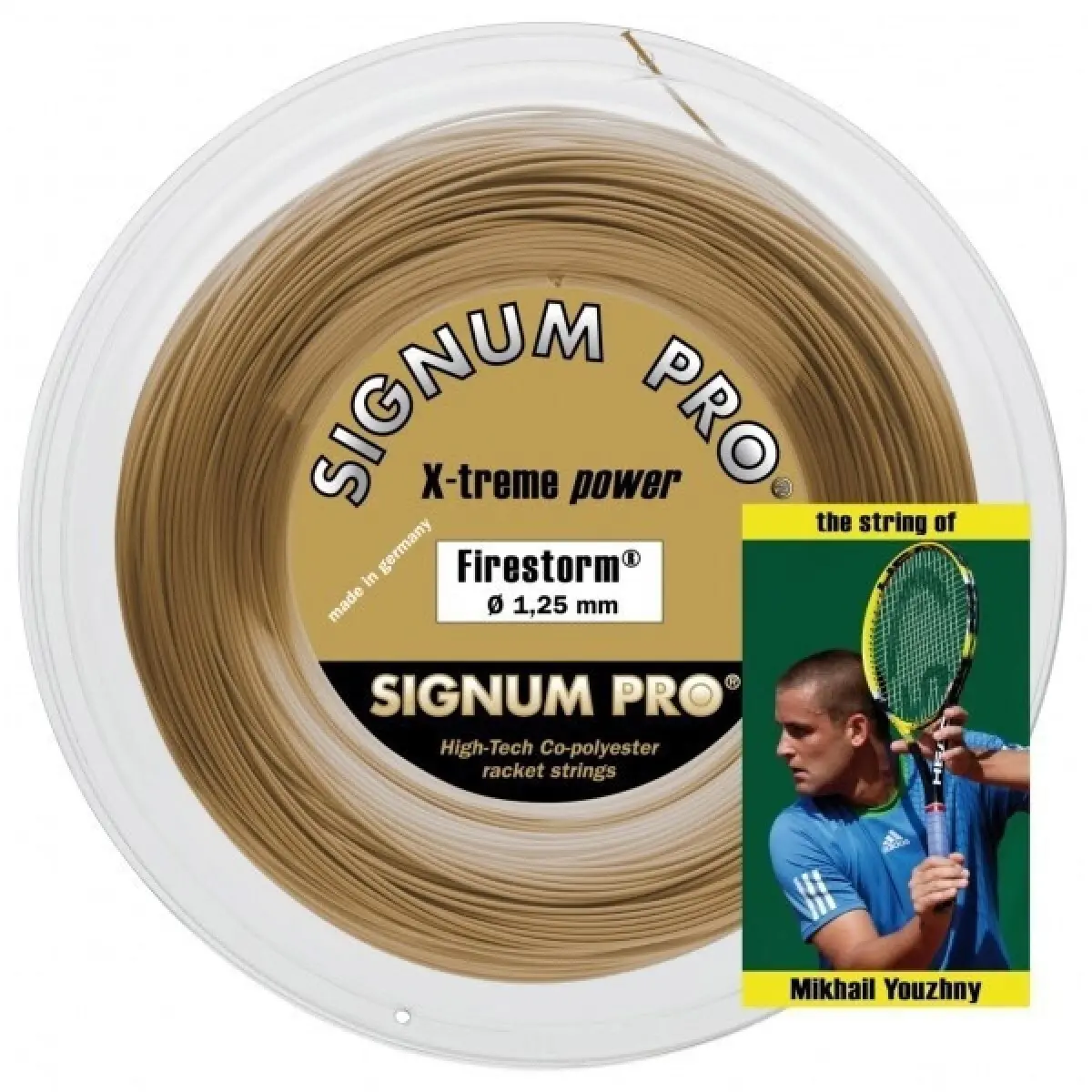 Signum Pro Gold Tennissaiten Firestorm 200 M