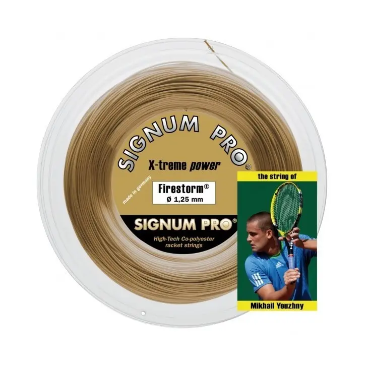 Signum Pro Gold Firestorm Metallic Saitenrolle 200M - Image 2
