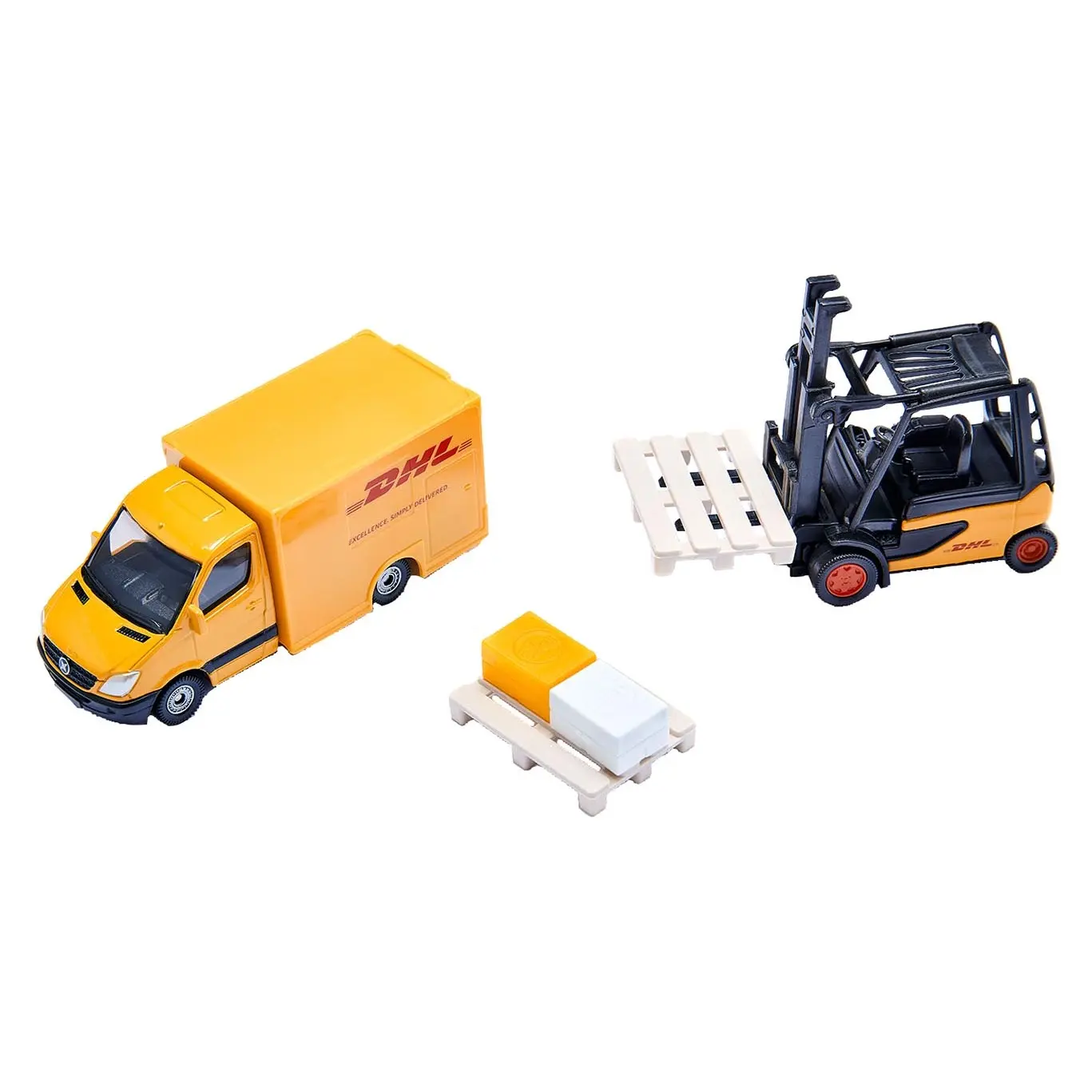 Autospiele - Logistik-Set Siku DHL