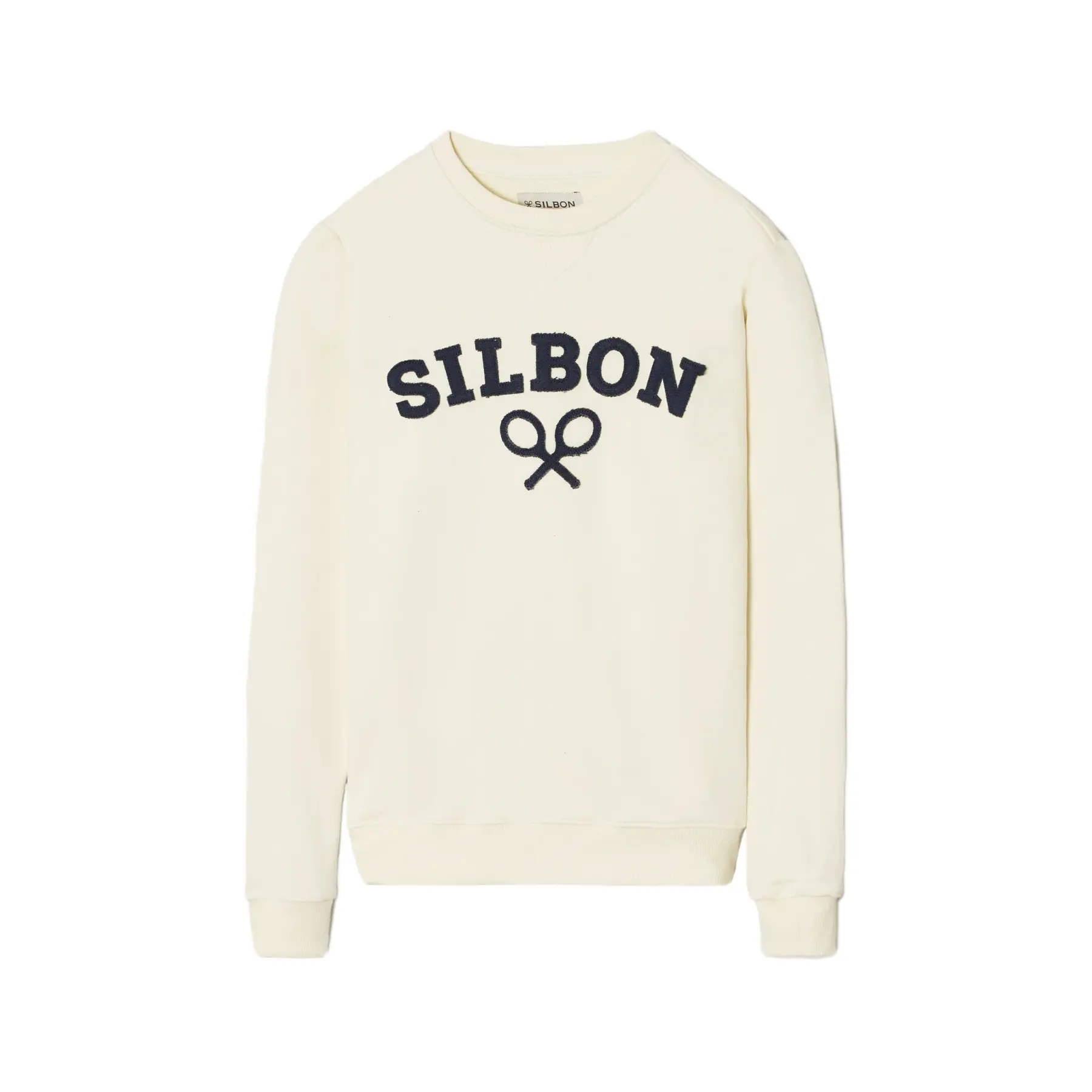 Felpa classica con motivo racchetta Silbon