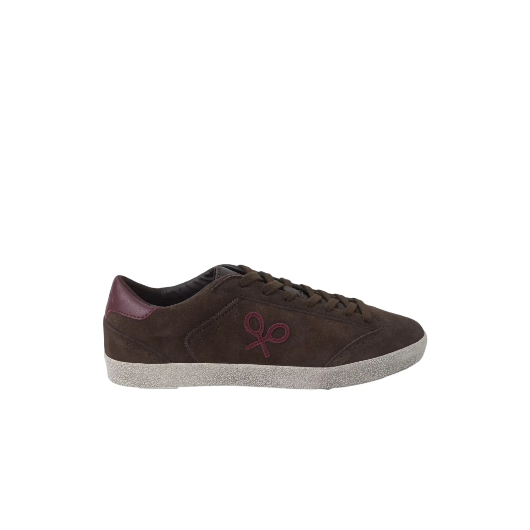 Sneakers in pelle scamosciata unicolor casuali Silbon