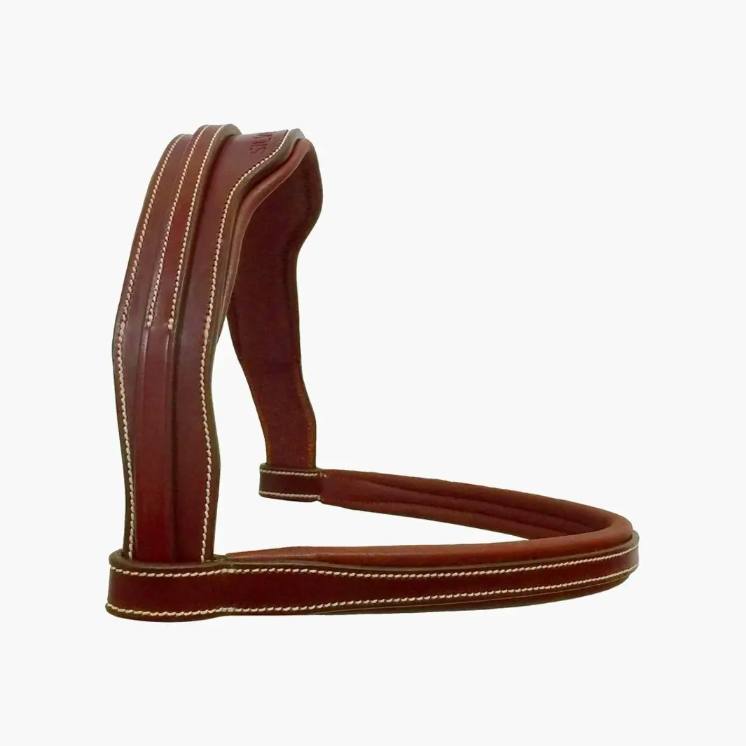 Full equestrian headrest Silver Crown Arezzo