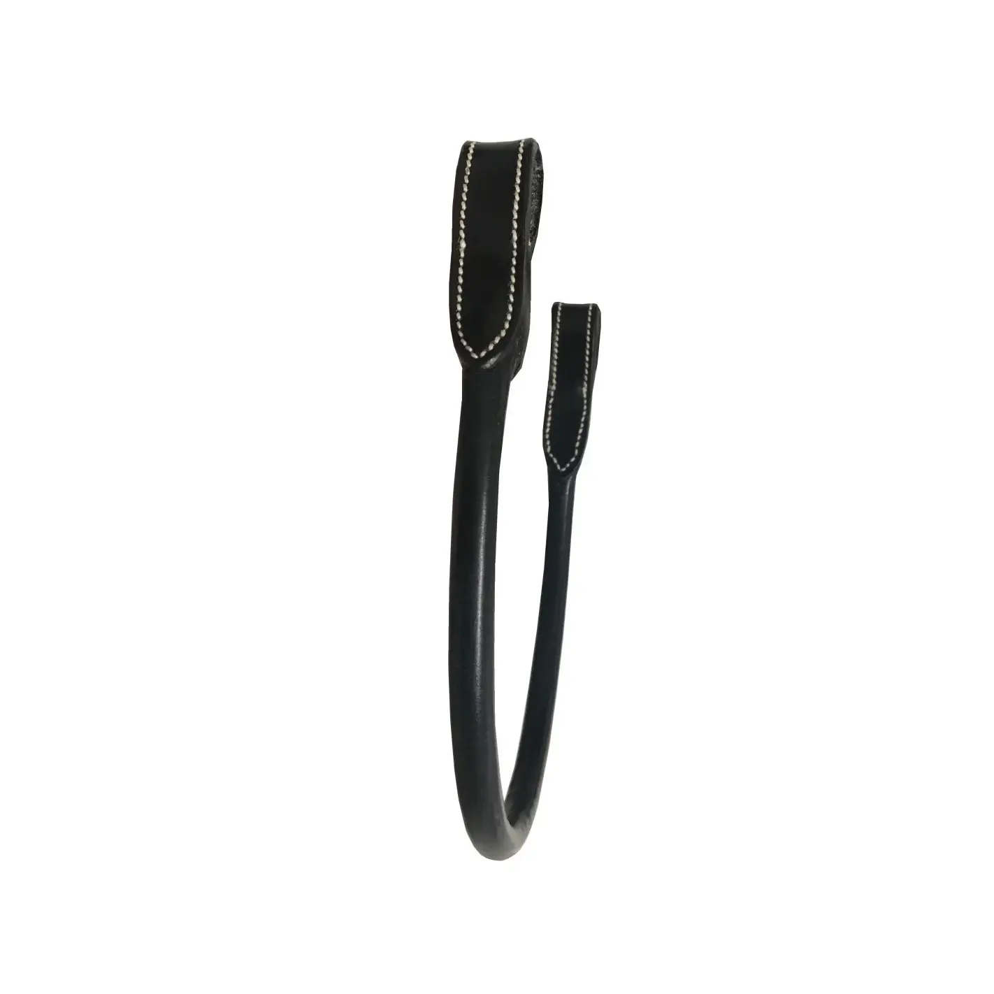 Stirnband für Pferd rundes Leder Silver Crown
