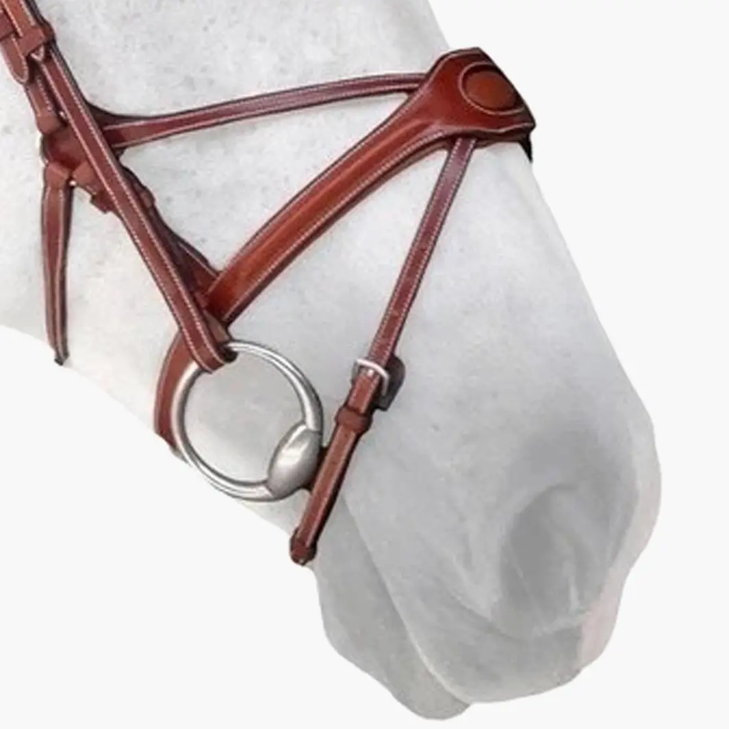 Horse cheek pieces Silver Crown Spider