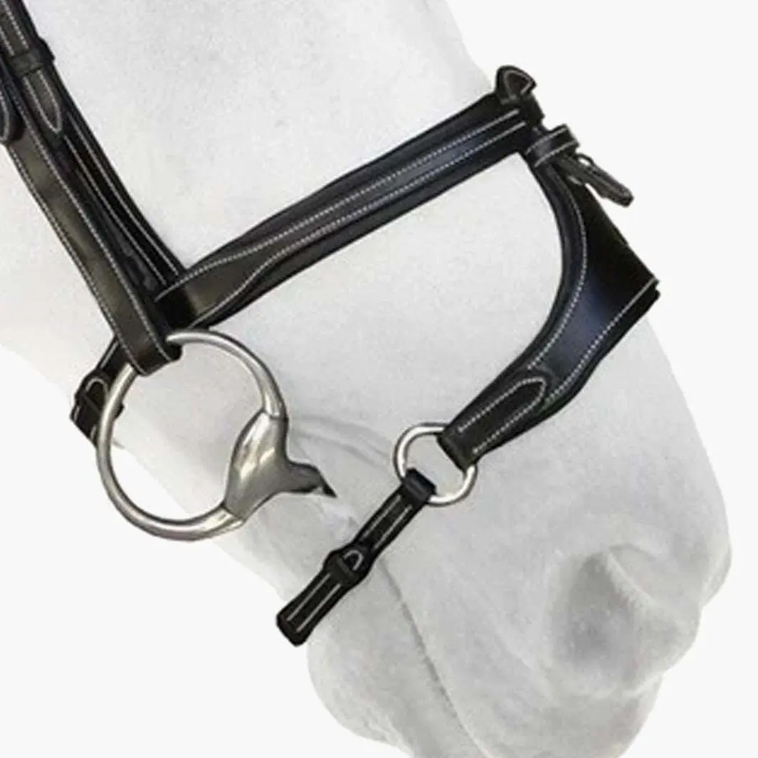 Horse cheek pieces with x-nose ii Silver Crown