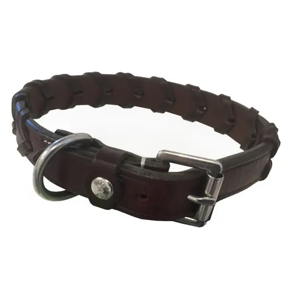 Dog collar Silver Crown Bredie