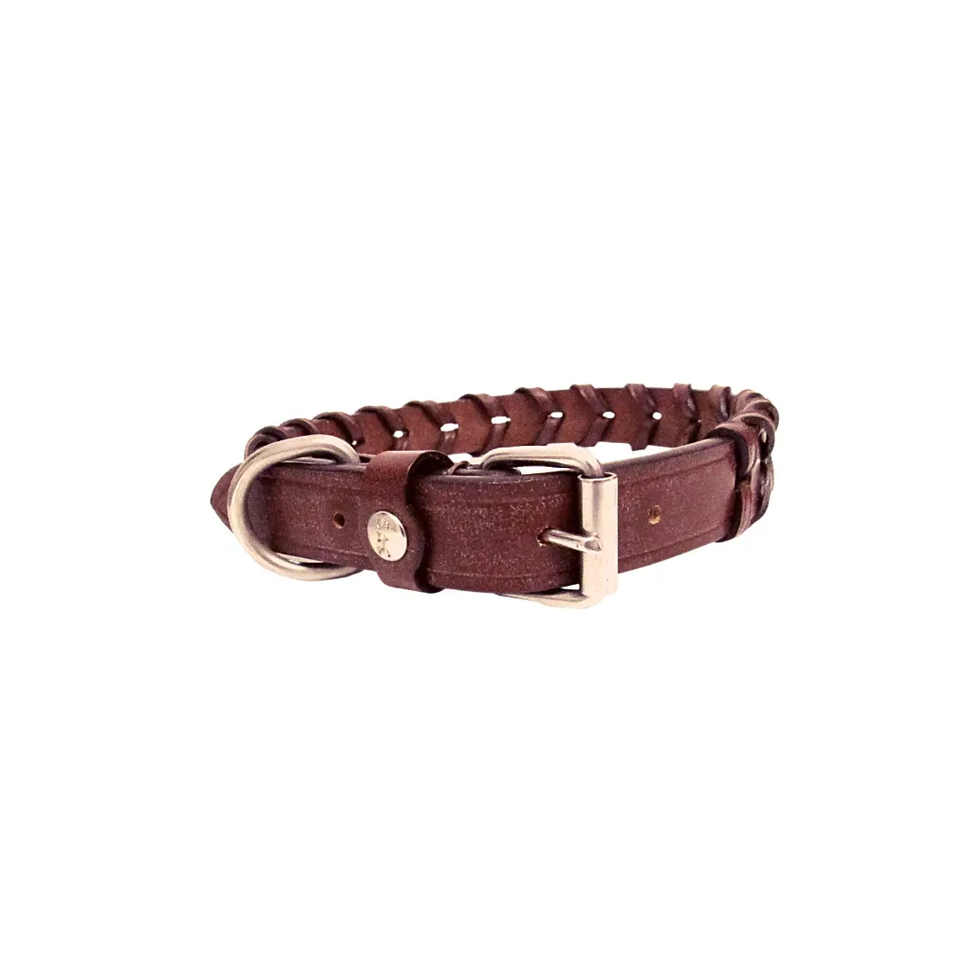 Dog collar Silver Crown Bredie