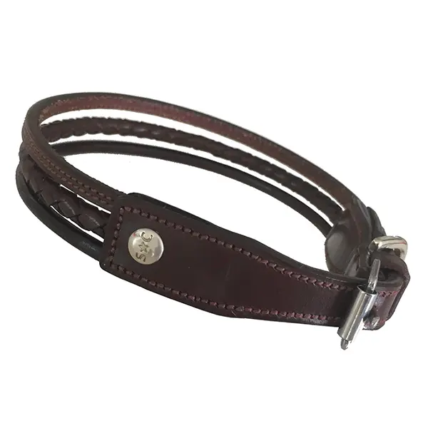 Dog collar Silver Crown Nina