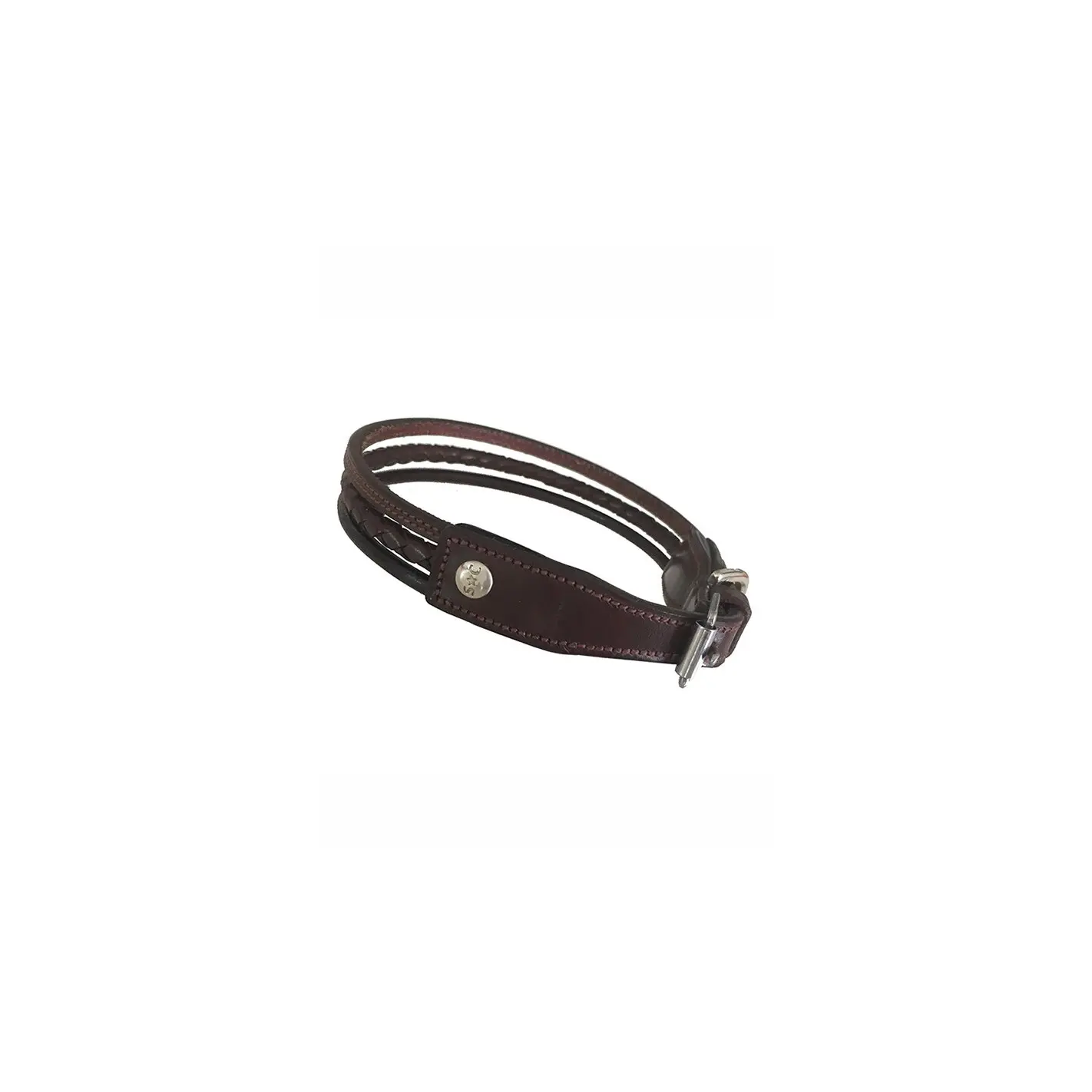 Dog collar Silver Crown Nina
