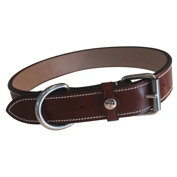 Dog collar Silver Crown Karl