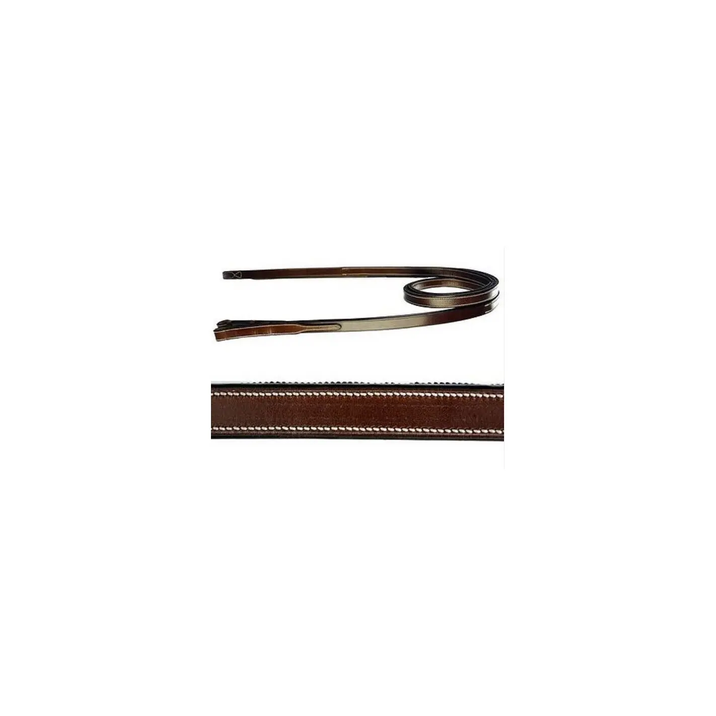 Horse Reins Silver Crown