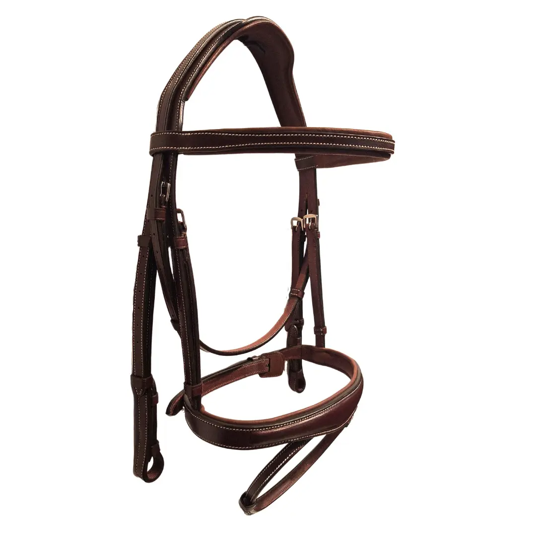 Horse riding bridles without reins Silver Crown Style Couture