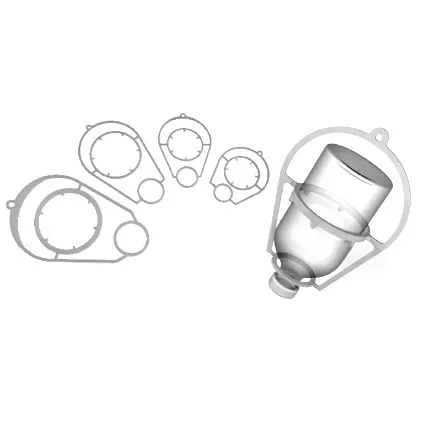 Veterinair materiaal kunststof ondersteuning voor fles 500 ml Simcro