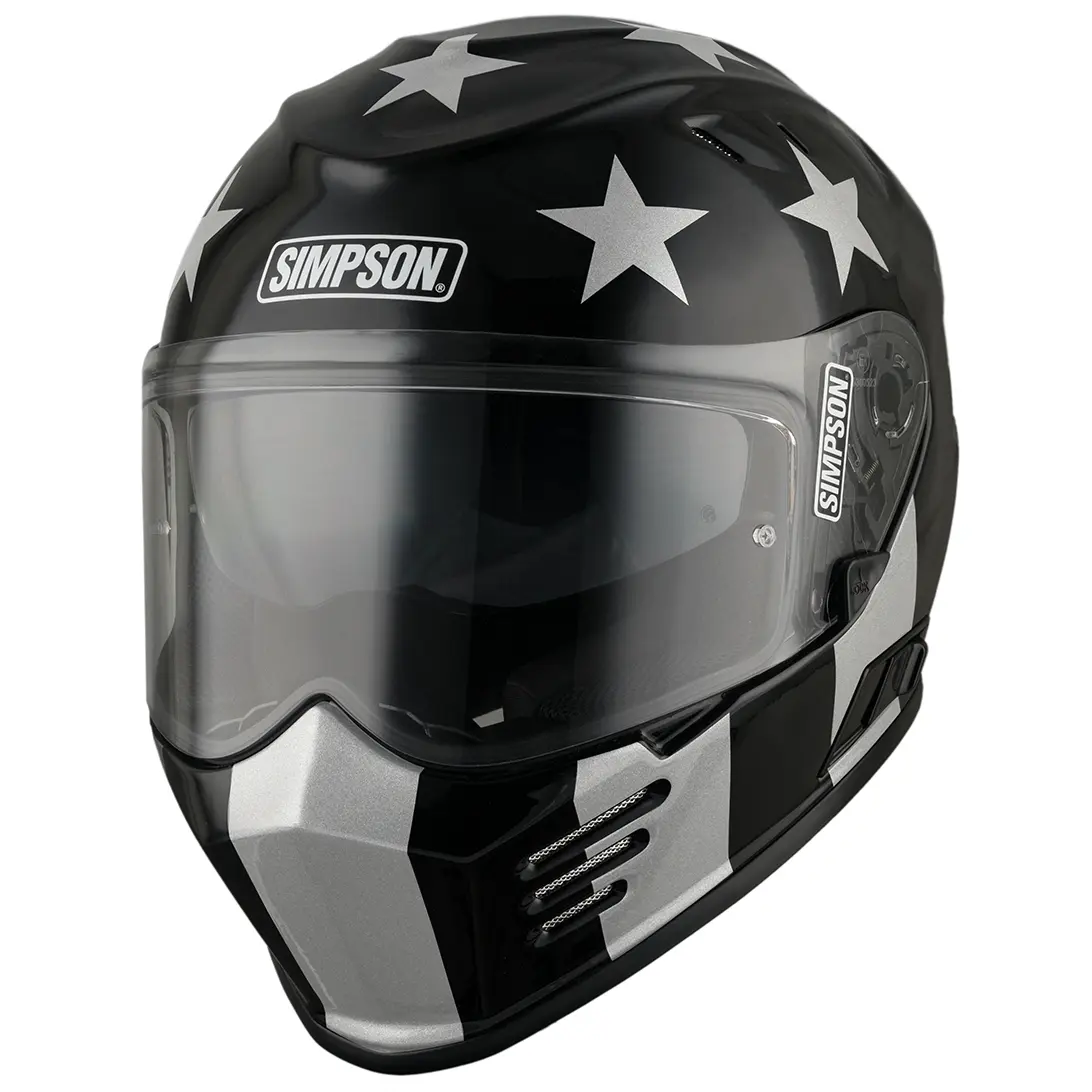 Casco da bici moto integrale Simpson Venom Stingrae