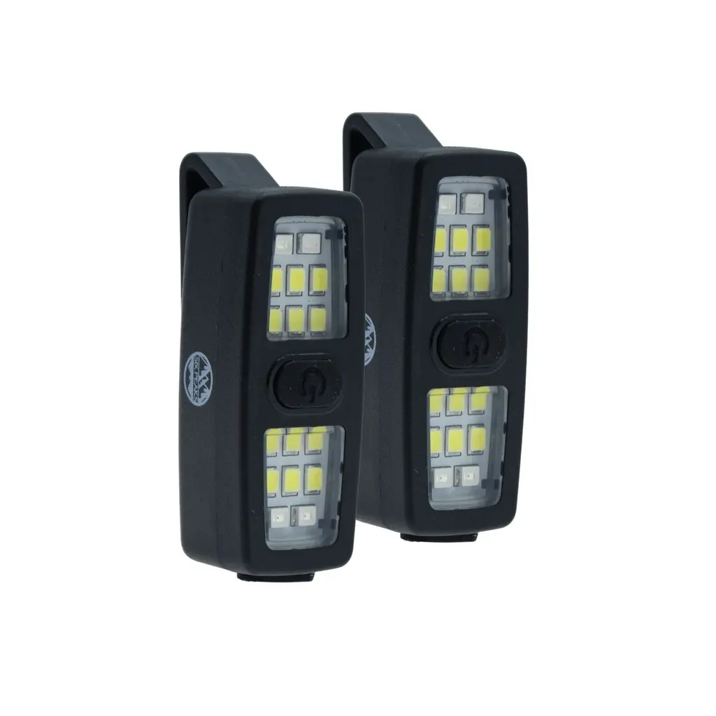 Six Peaks LED Clip On Lights Black Set of 2