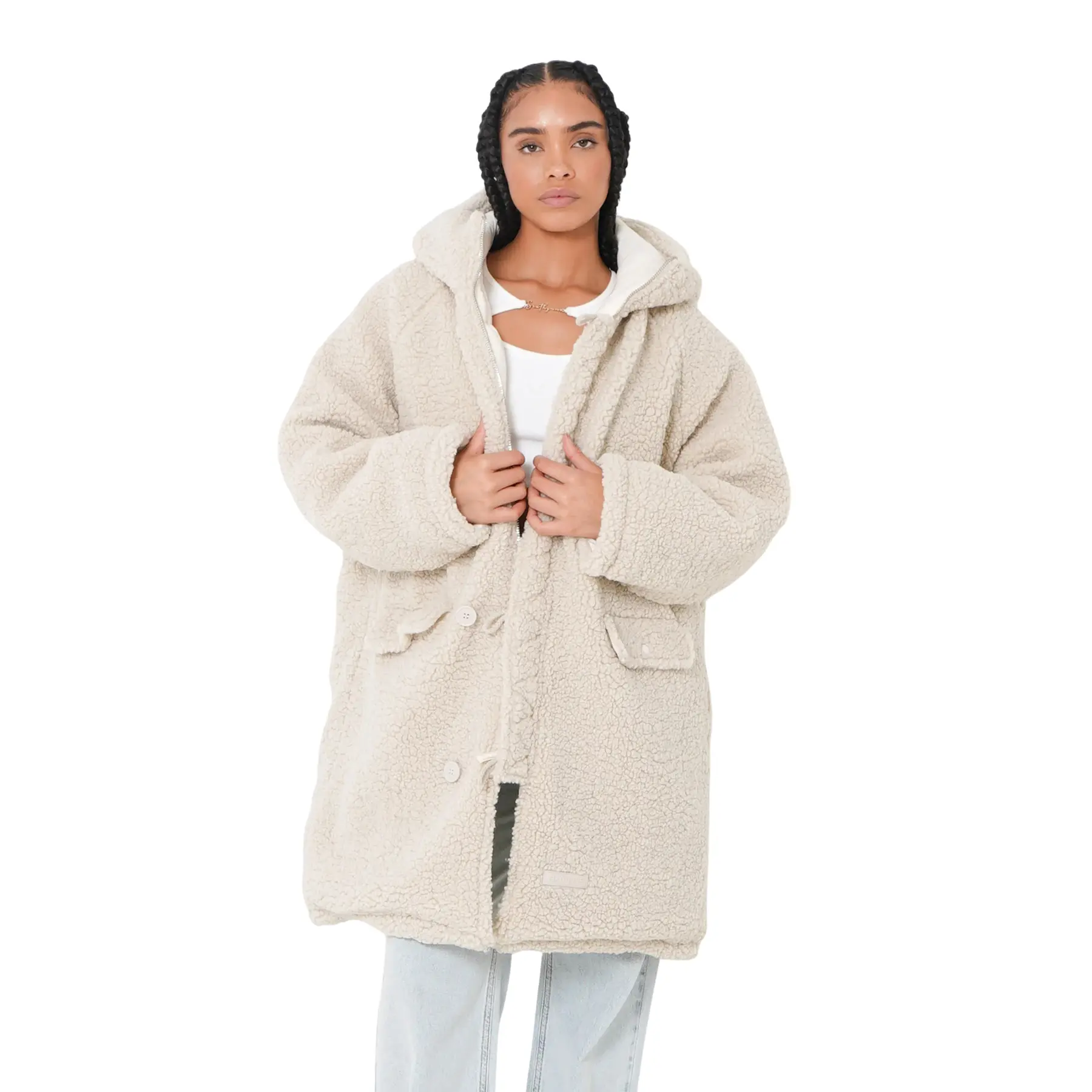 Giacca a vento oversize reversibile donna Sixth June