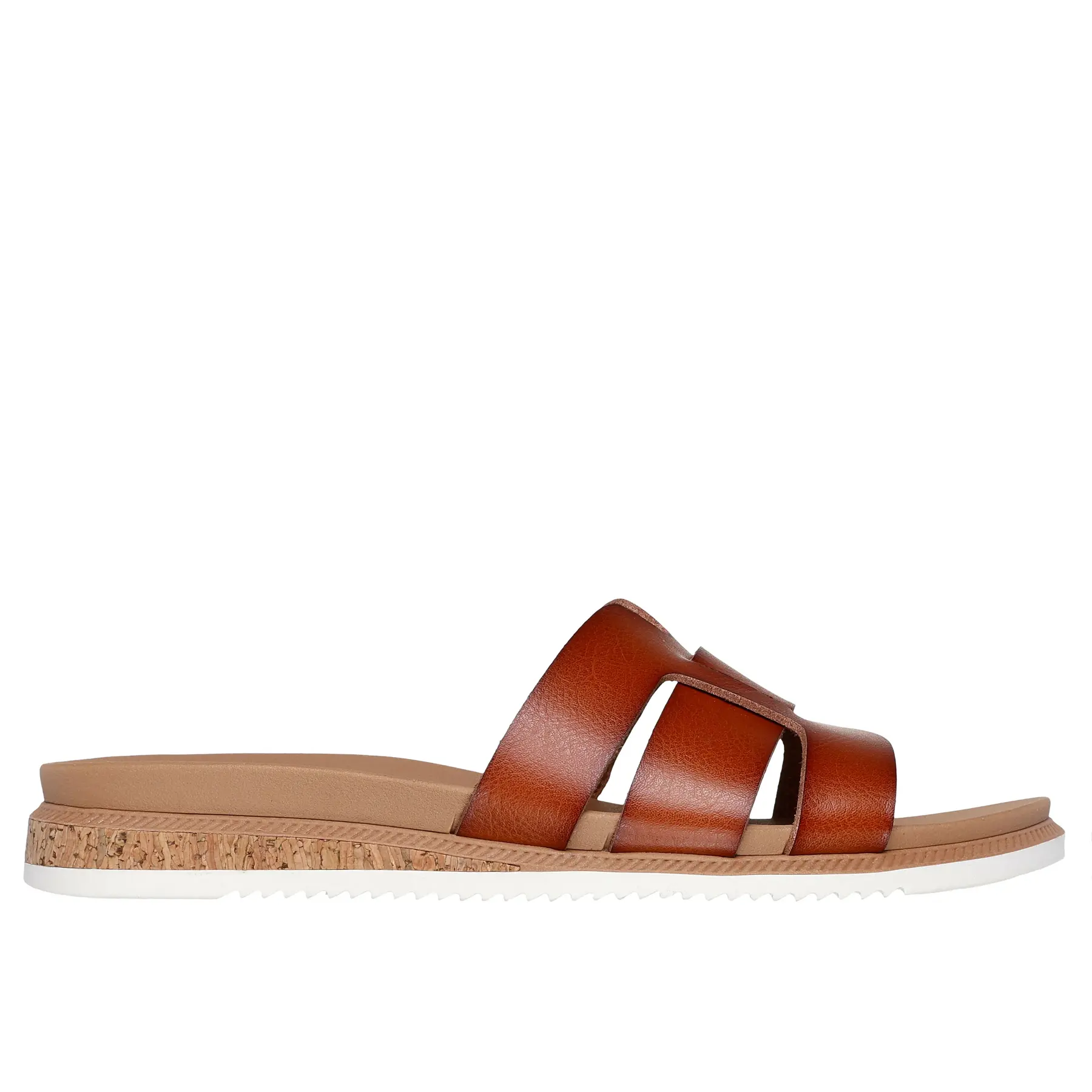 Skechers Women's Chestnut Desert Kiss Low Double H Strap Slide Duraleather | Size: 6 - Image 5