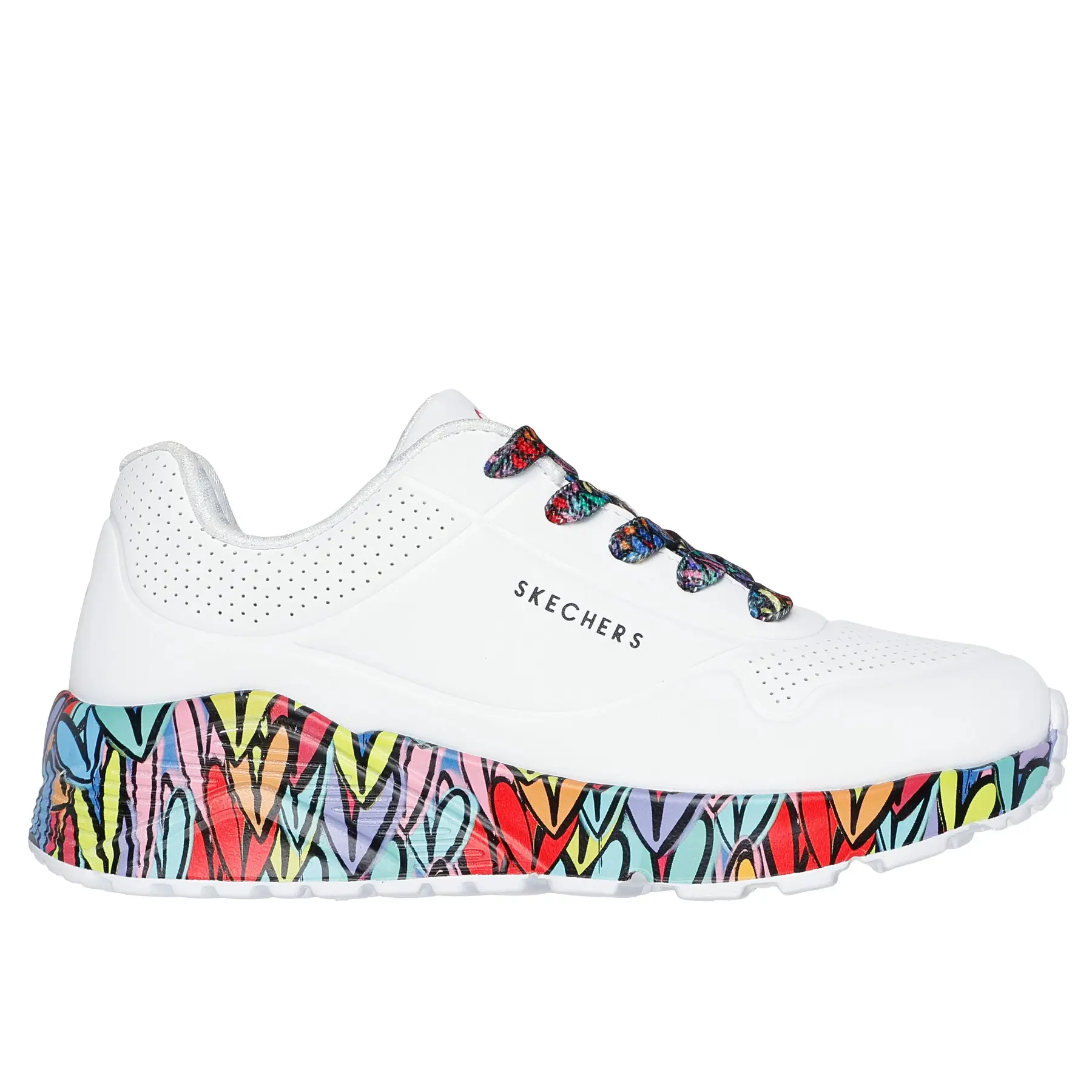 Sneakers da bambina Skechers Uno Lite-Subtle Love
