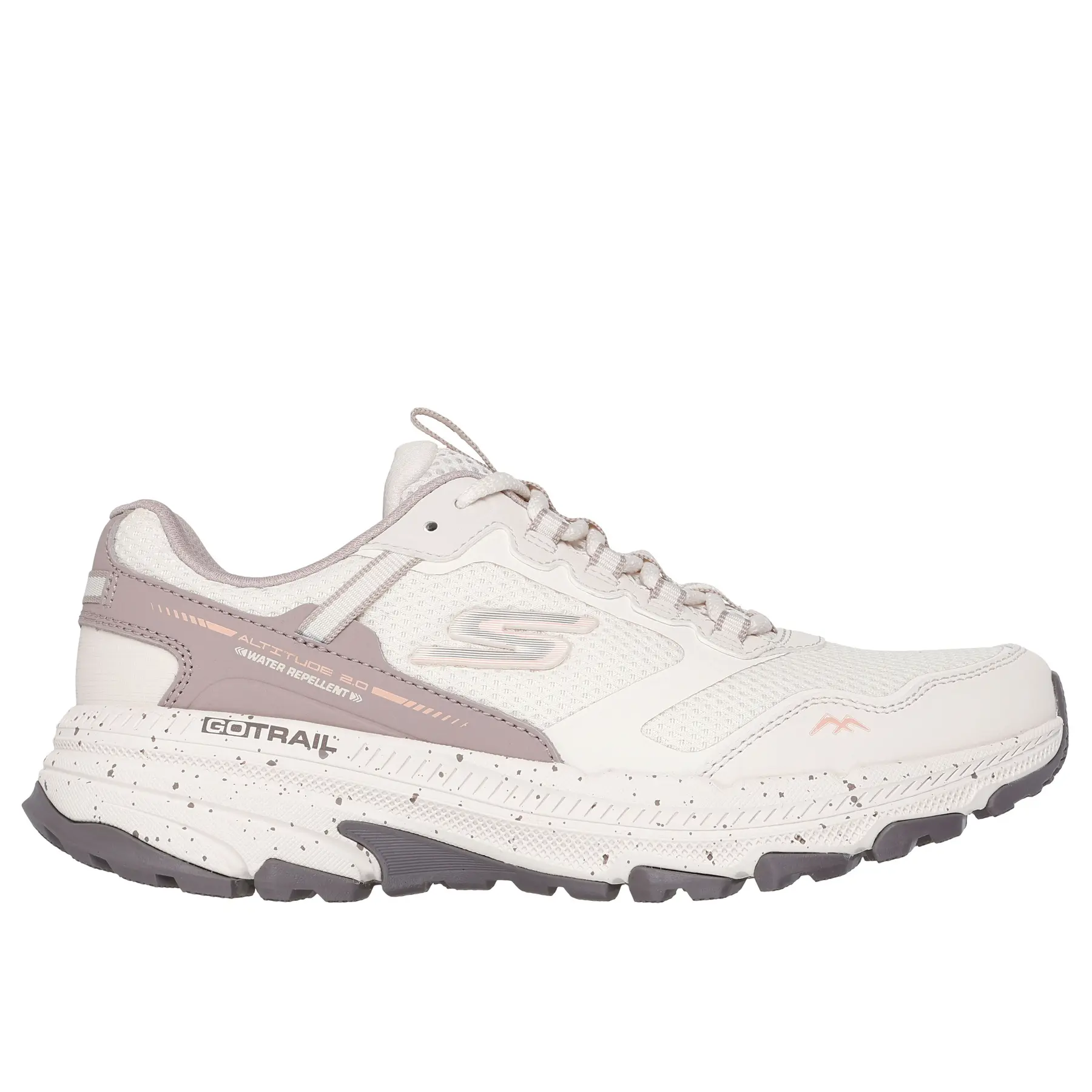 Zapatillas Skechers Go Run Trail Altitude 2.0 Ravine blanco roto rosa mujer