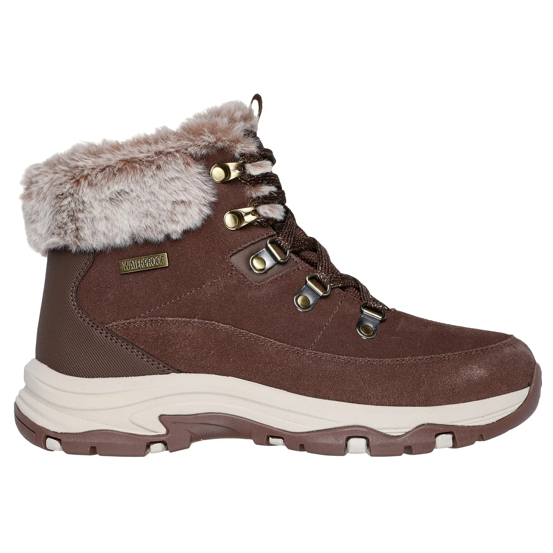 Skechers Women's Black Trego Snow Worries Waterproof Boot - Image 4