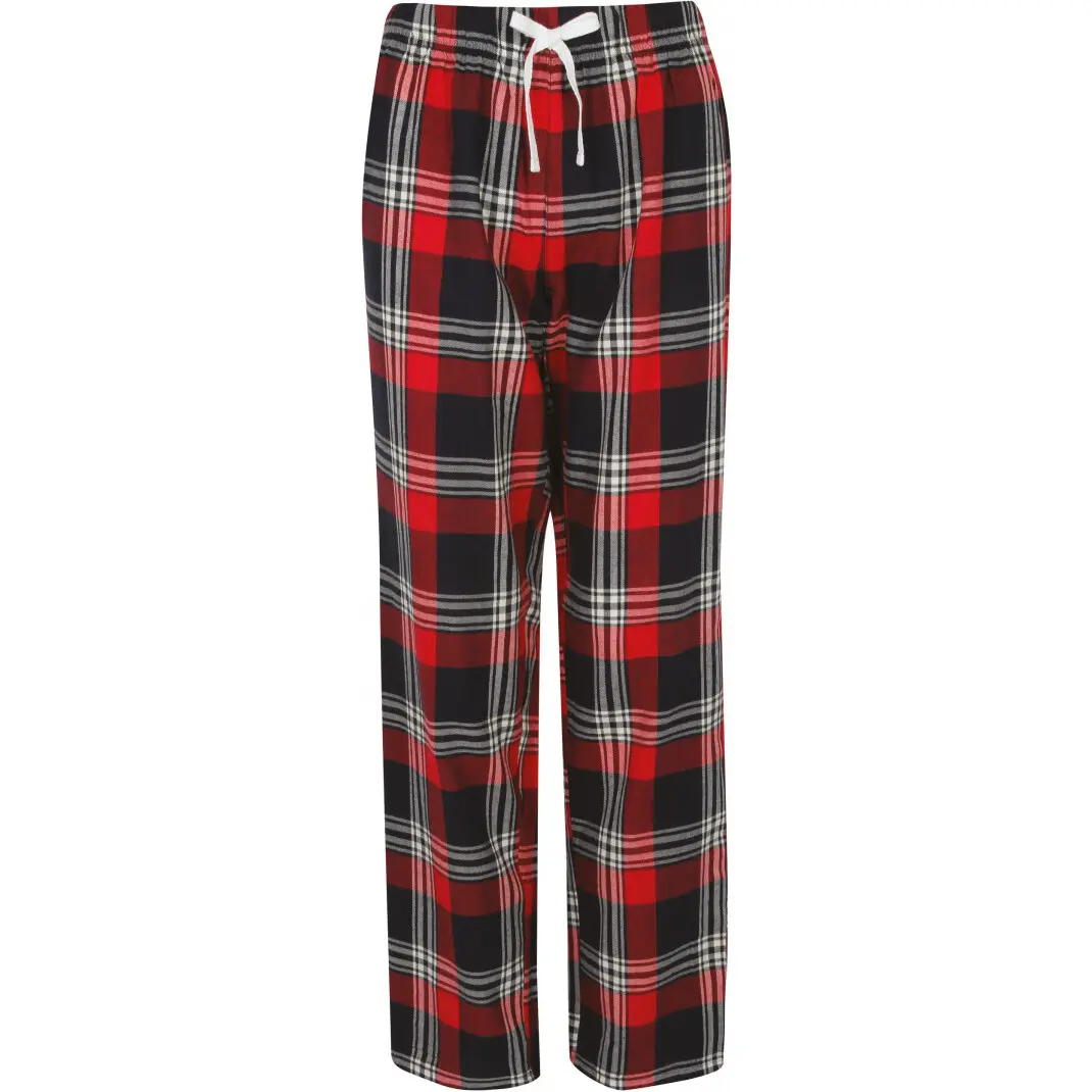 Pyjamahose mit Tartanmuster Frau Skinni Fit