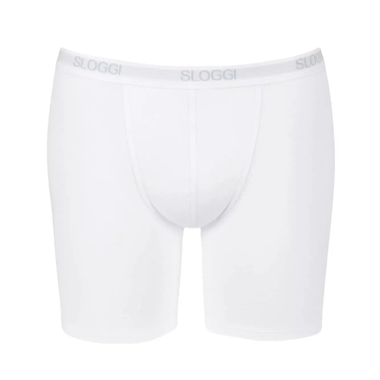 Sloggi Men's White Long Boxer Basic