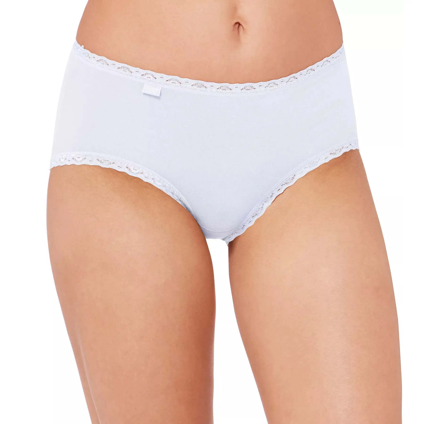 Slip midi donna in cotone Sloggi 24/7 Lace (x3)