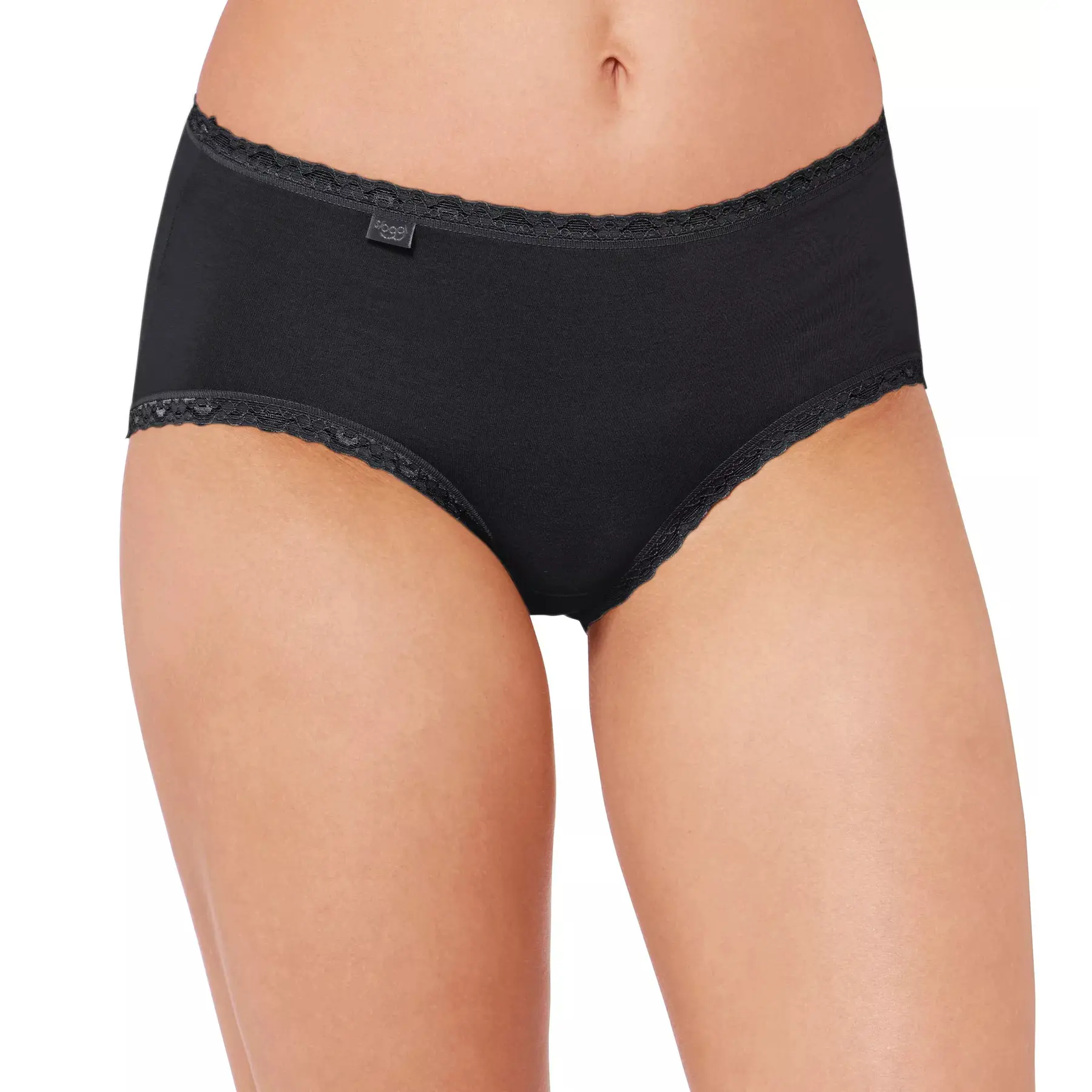 Slip midi donna in cotone Sloggi 24/7 Lace (x3)