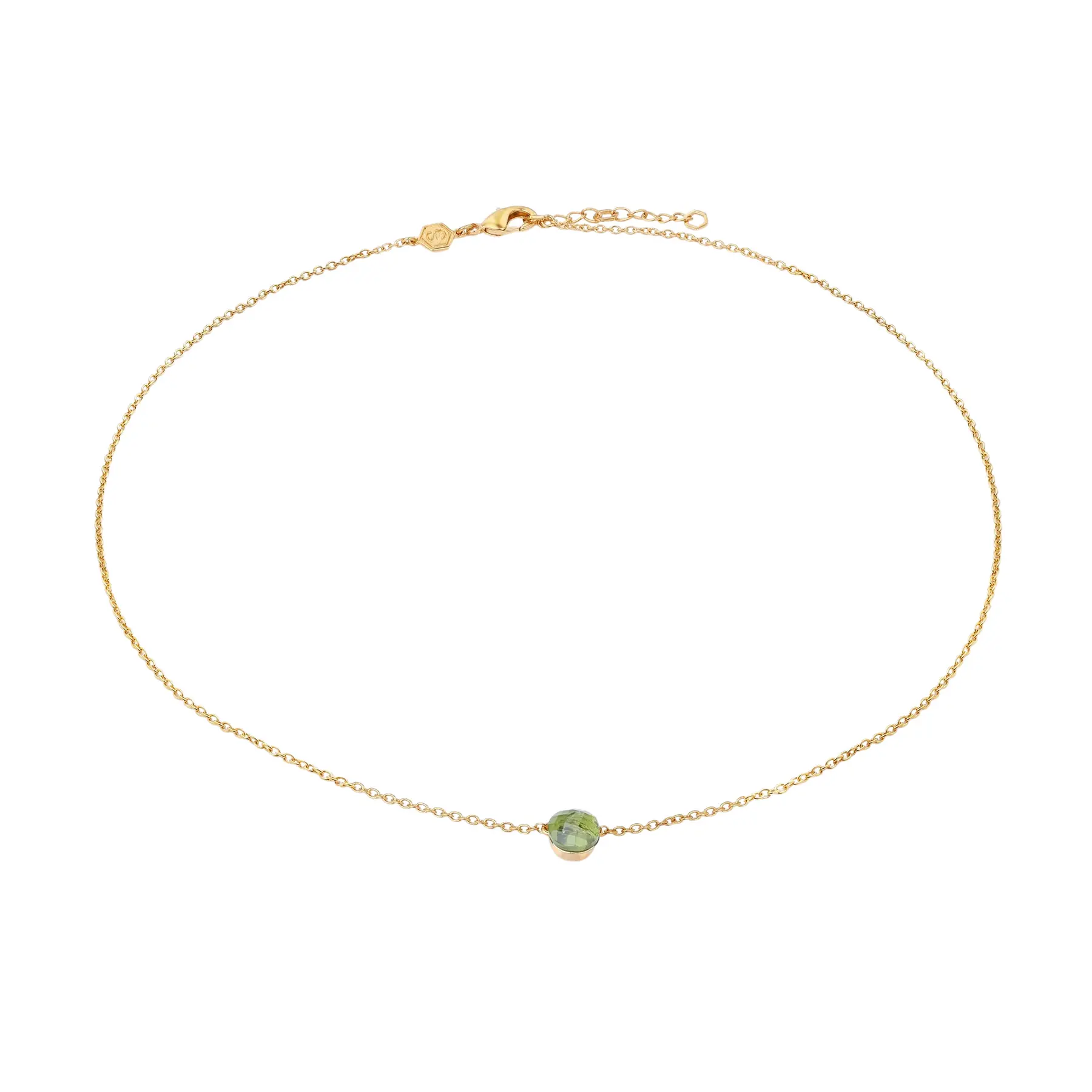 Peridot-Halskette für Frauen Sloya Aurora