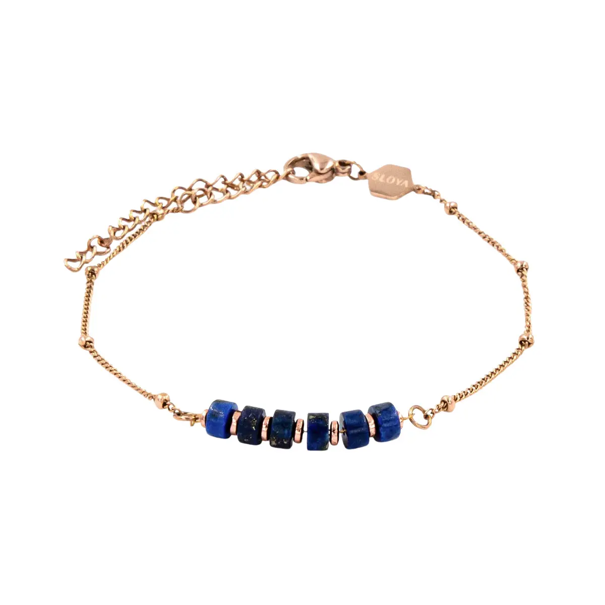 Bracciale in pietre di Lapislazzuli donna Sloya Piana