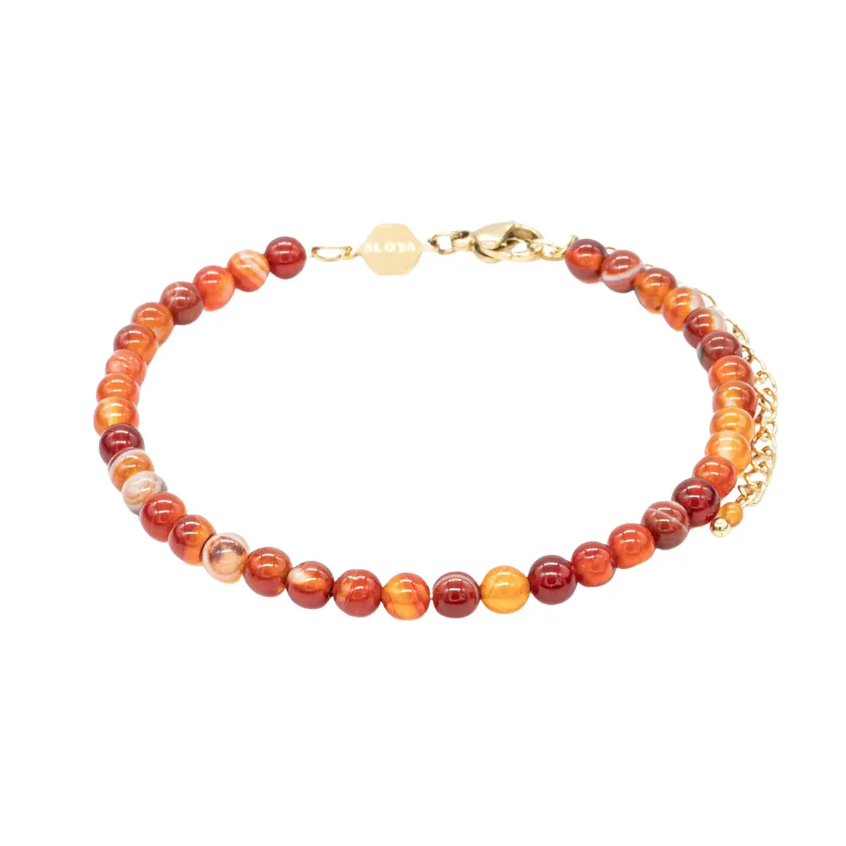 Bracciale in pietre di Cornalina donna Sloya Serena