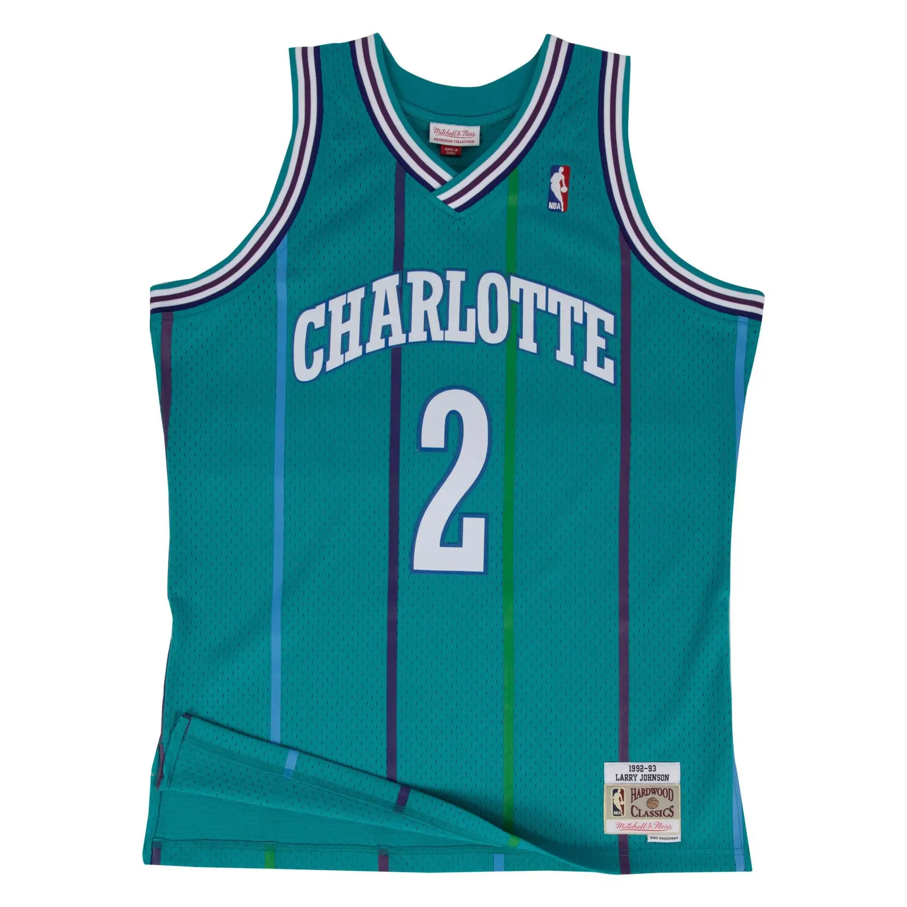 Charlotte Hornets Trikot Swingman Larry Johnson