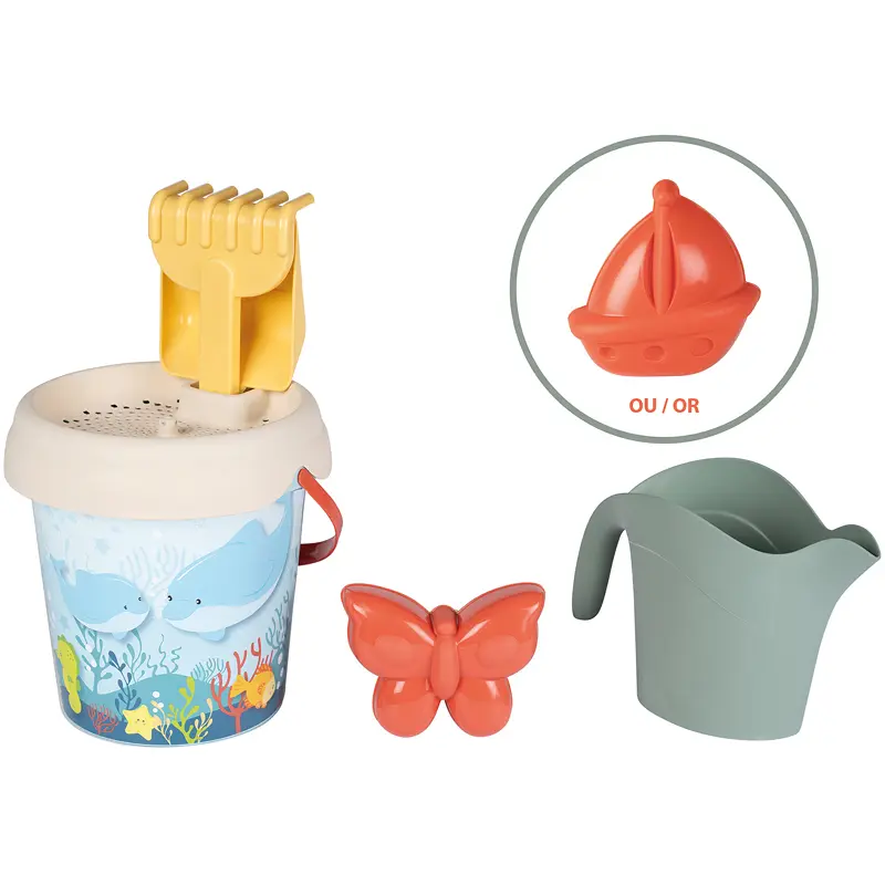 Seau Smoby Garni Recyclé Mer 17 cm