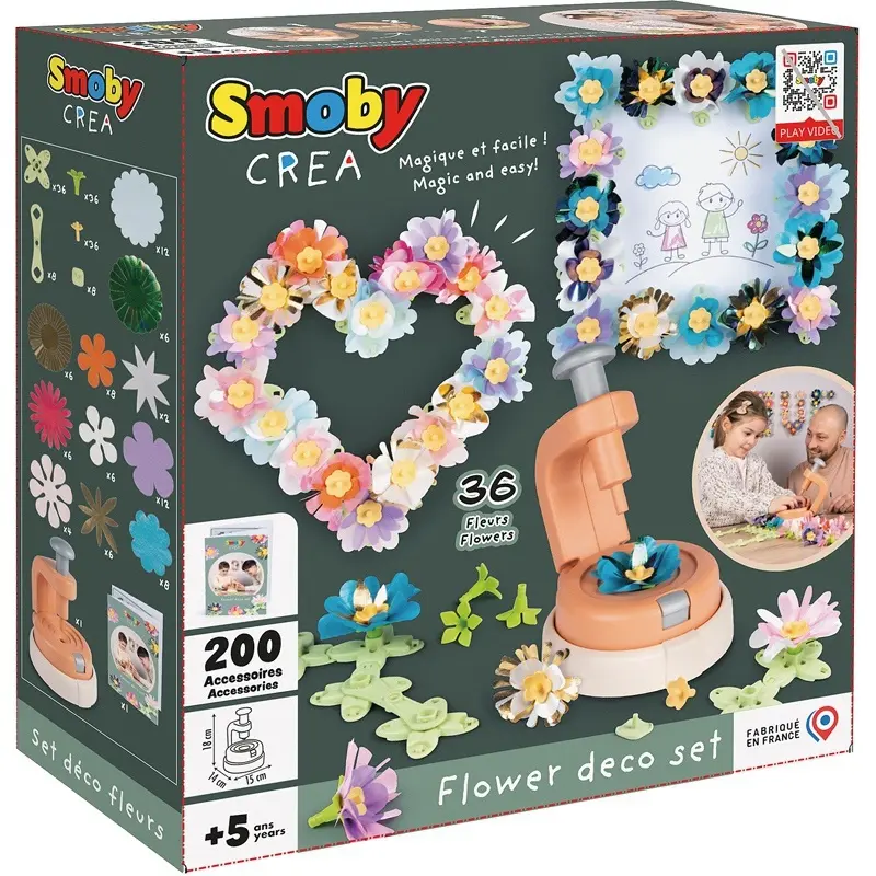 Smoby Jeu Créatif Set Déco Fleurs - Image 3