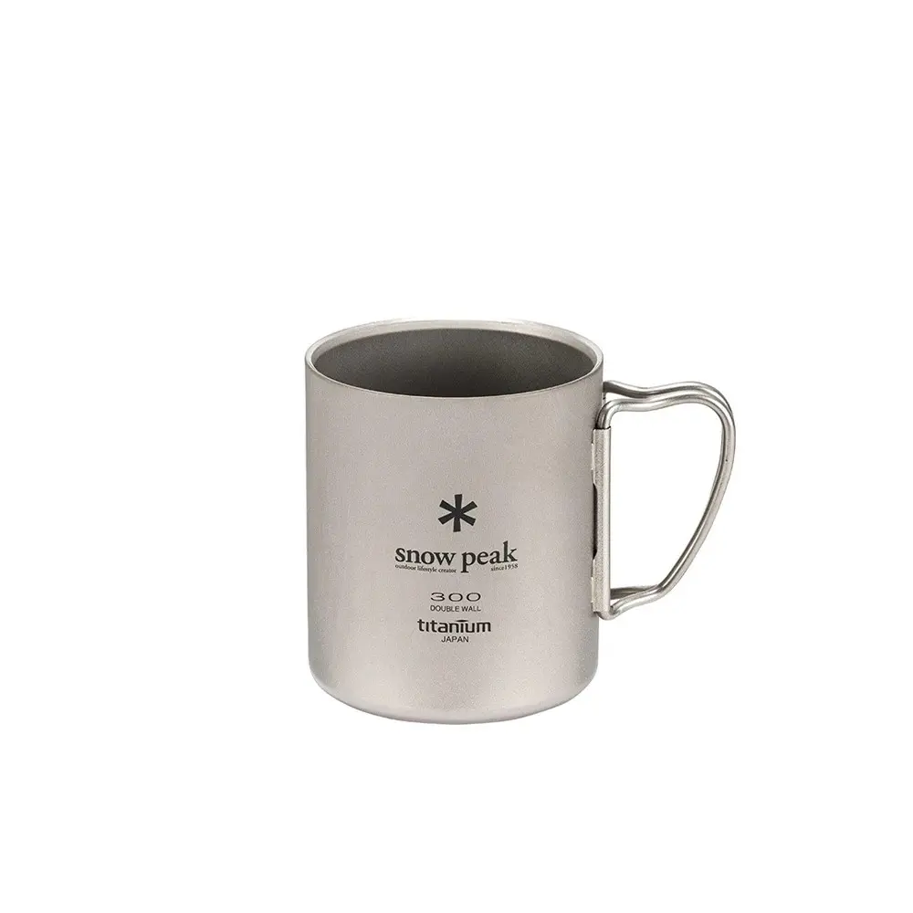 Dubbelwandige titanium mok Snow Peak 300