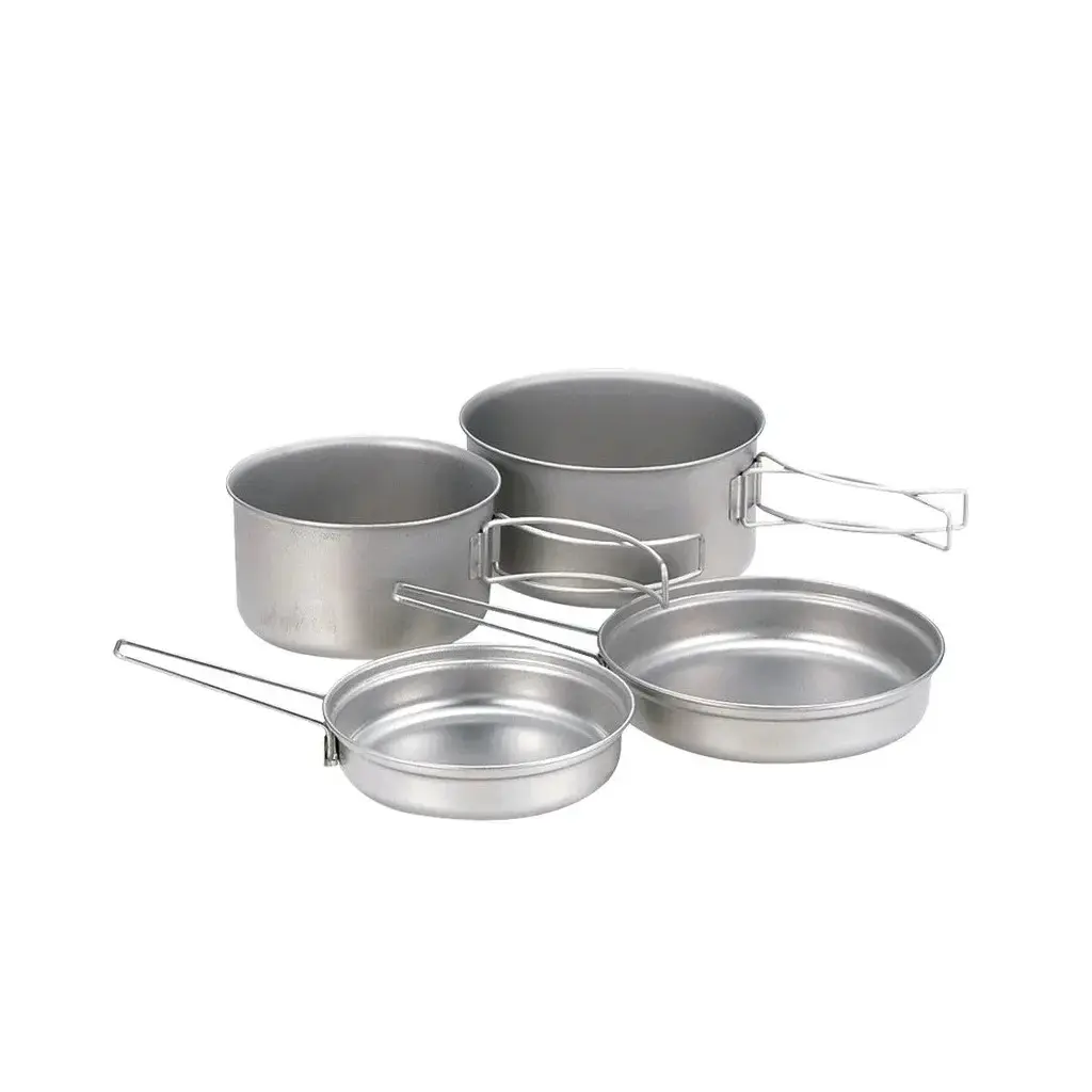 Set da cucina multiuso in titanio Snow Peak Compact