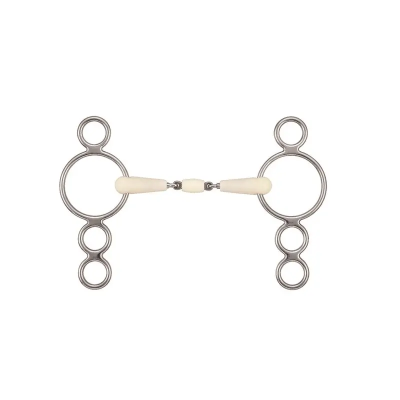 Pessoa double-jointed horse bit Soyo Happy Mouth 4