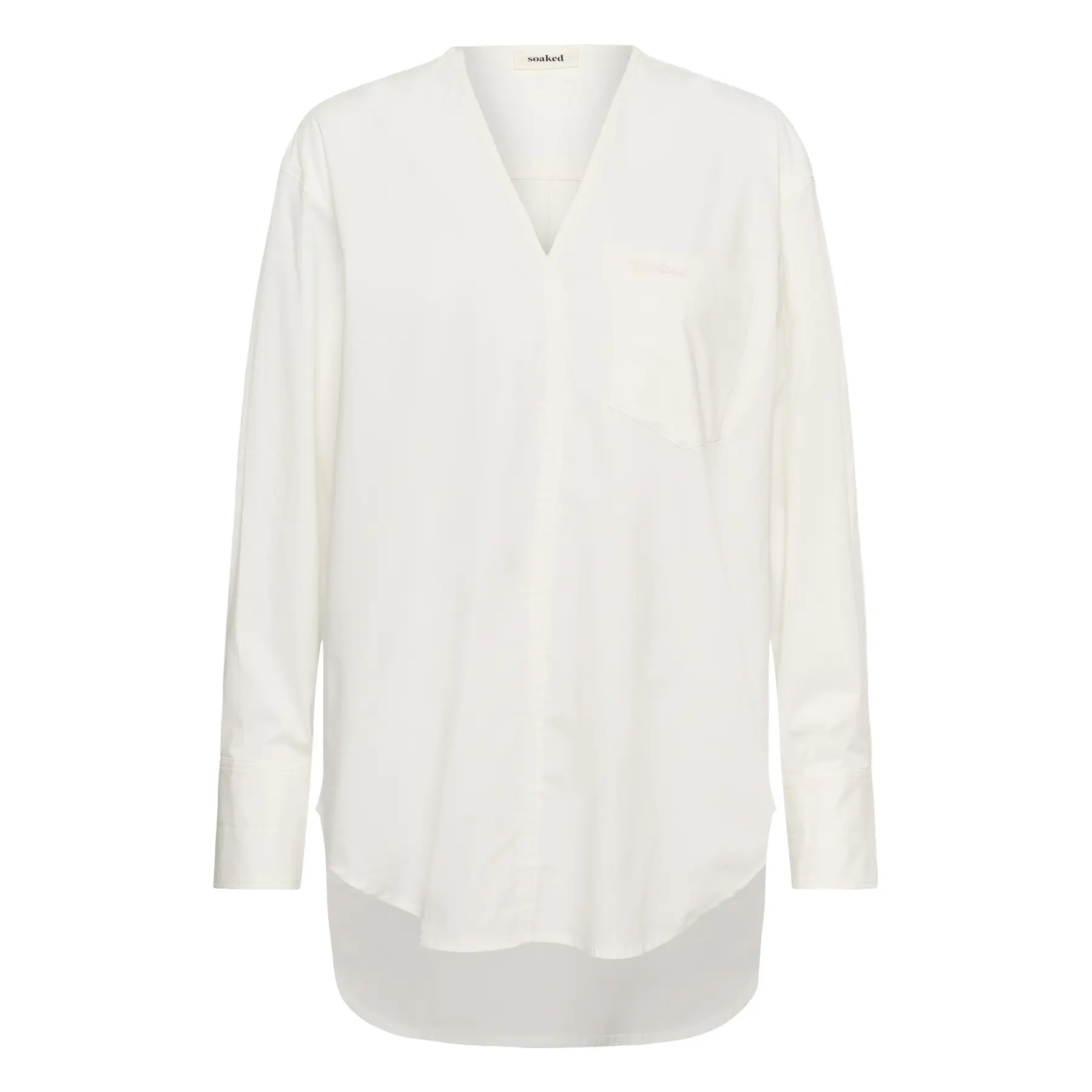 Damen V-Ausschnitt Bluse Soaked in Luxury Slnoelle