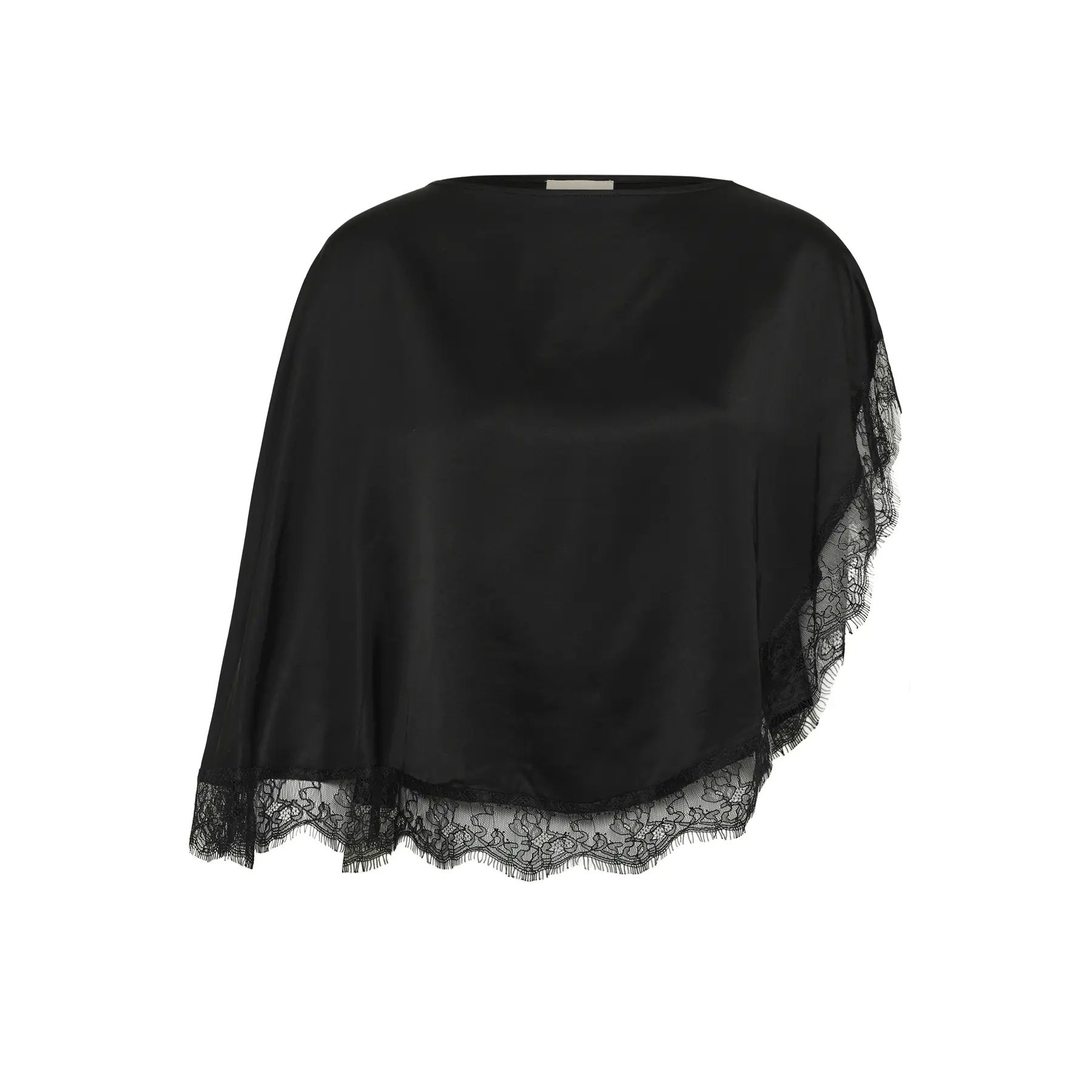 Soaked In Luxury Noir Poncho Woman Slcinna