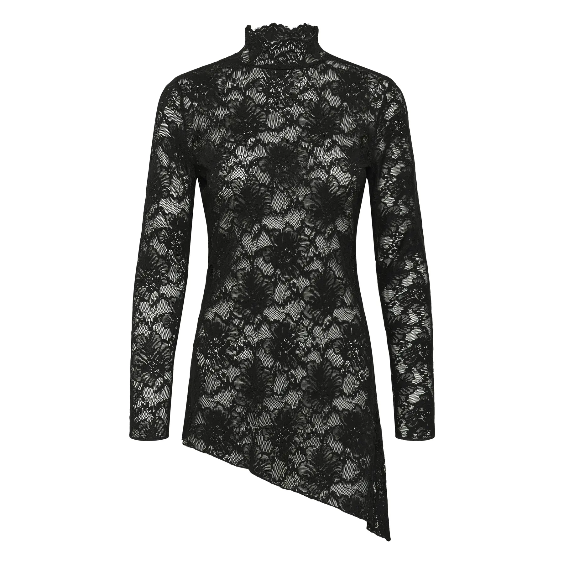 Damen T-Shirt Soaked in Luxury Slkabira Mockneck