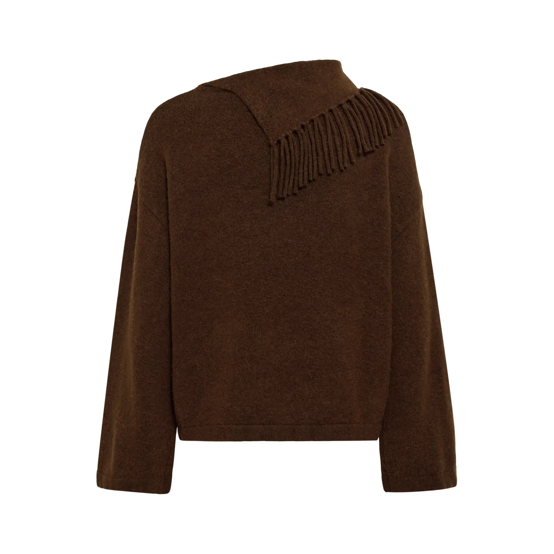 Fransen Rundhals Pulli Damen Soaked in Luxury Slhedaya