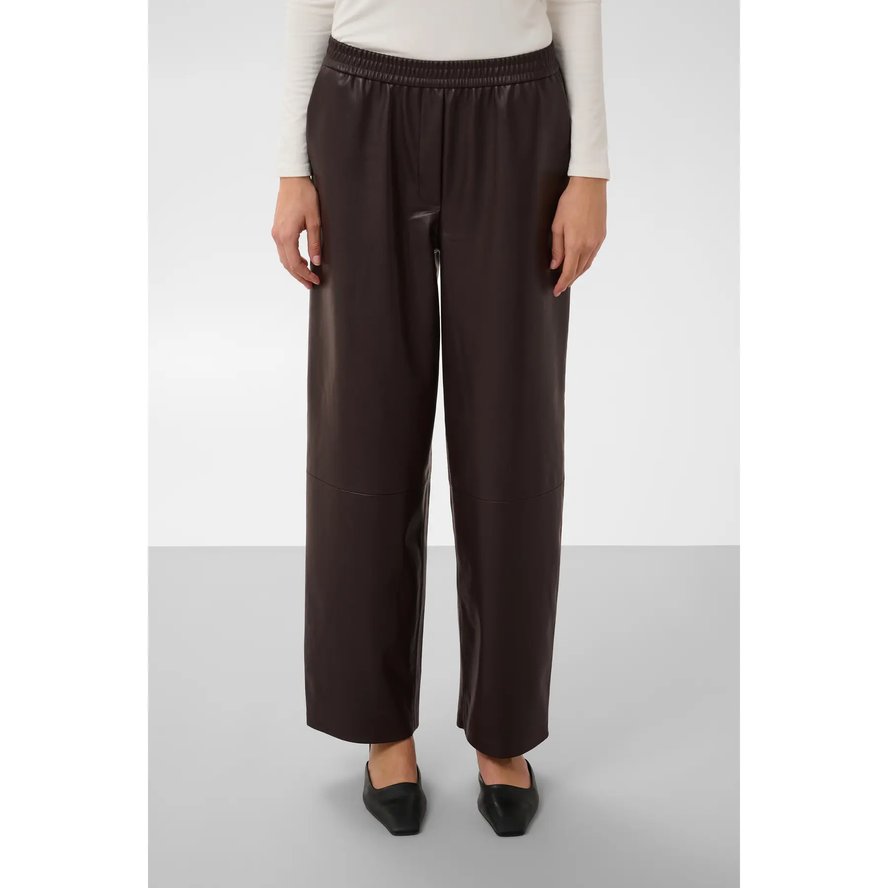 Weite Lederhose Damen Soaked in Luxury Slkaylee